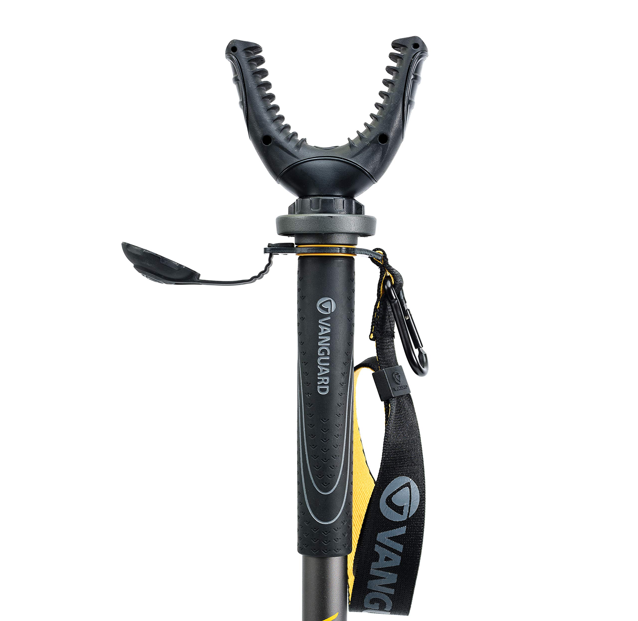 Vanguard VEO 2 CM-234TU Carbon Fiber Tripod Shooting Stick with Adjustable Ball Joint & Rotating U-Shaped Yoke - Perfect for Hunting, Wildlife Photography, and Outdoor Shooting Adventures