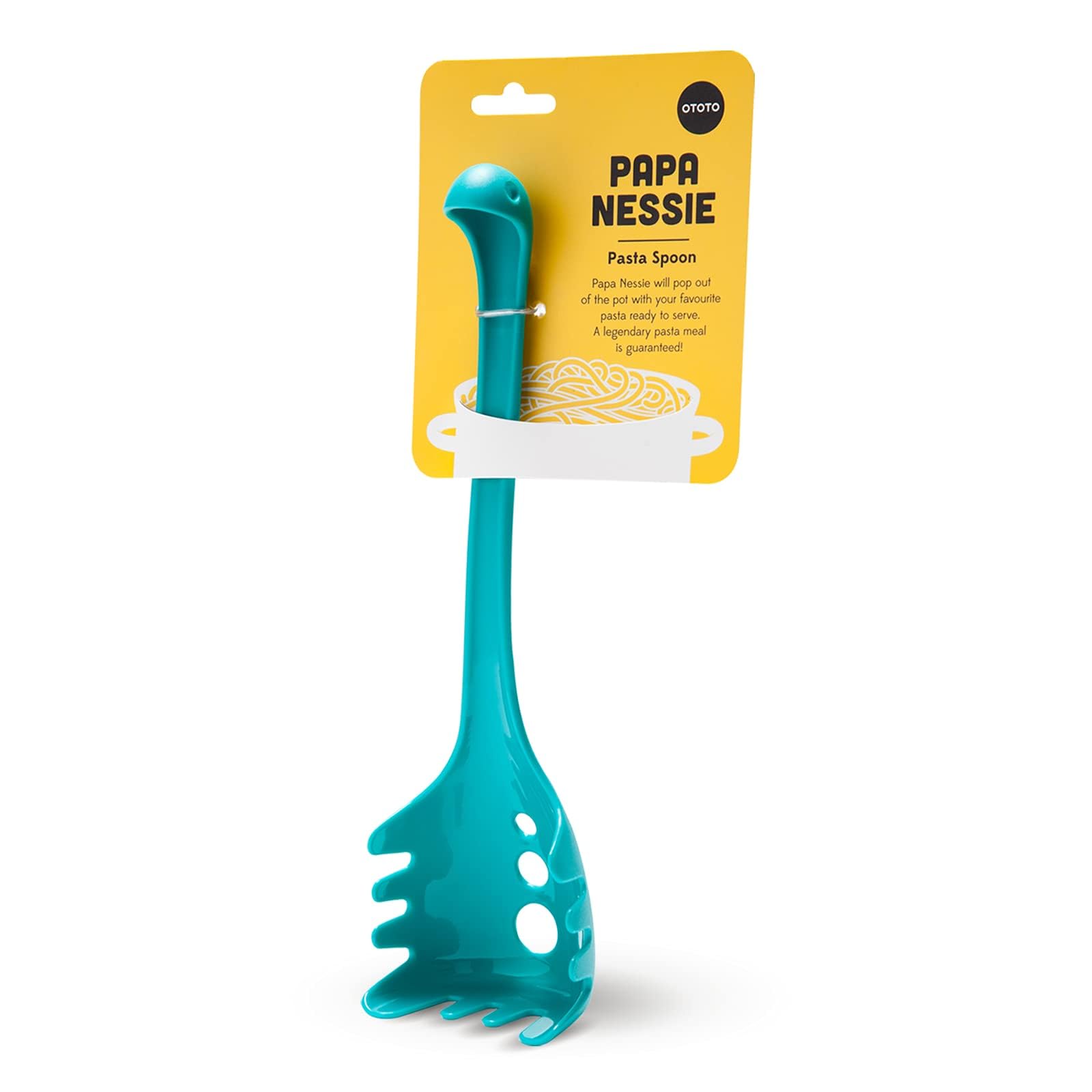 OTOTO Pasta Spoon & Spaghetti Spoon - Premium Kitchen Utensil for Cooking Pasta, Unique Cooking Gift for Chefs & Food Lovers, Funny Kitchen Gadget - Perfect for Italian Cuisine, Dinner Parties & Home Cooking