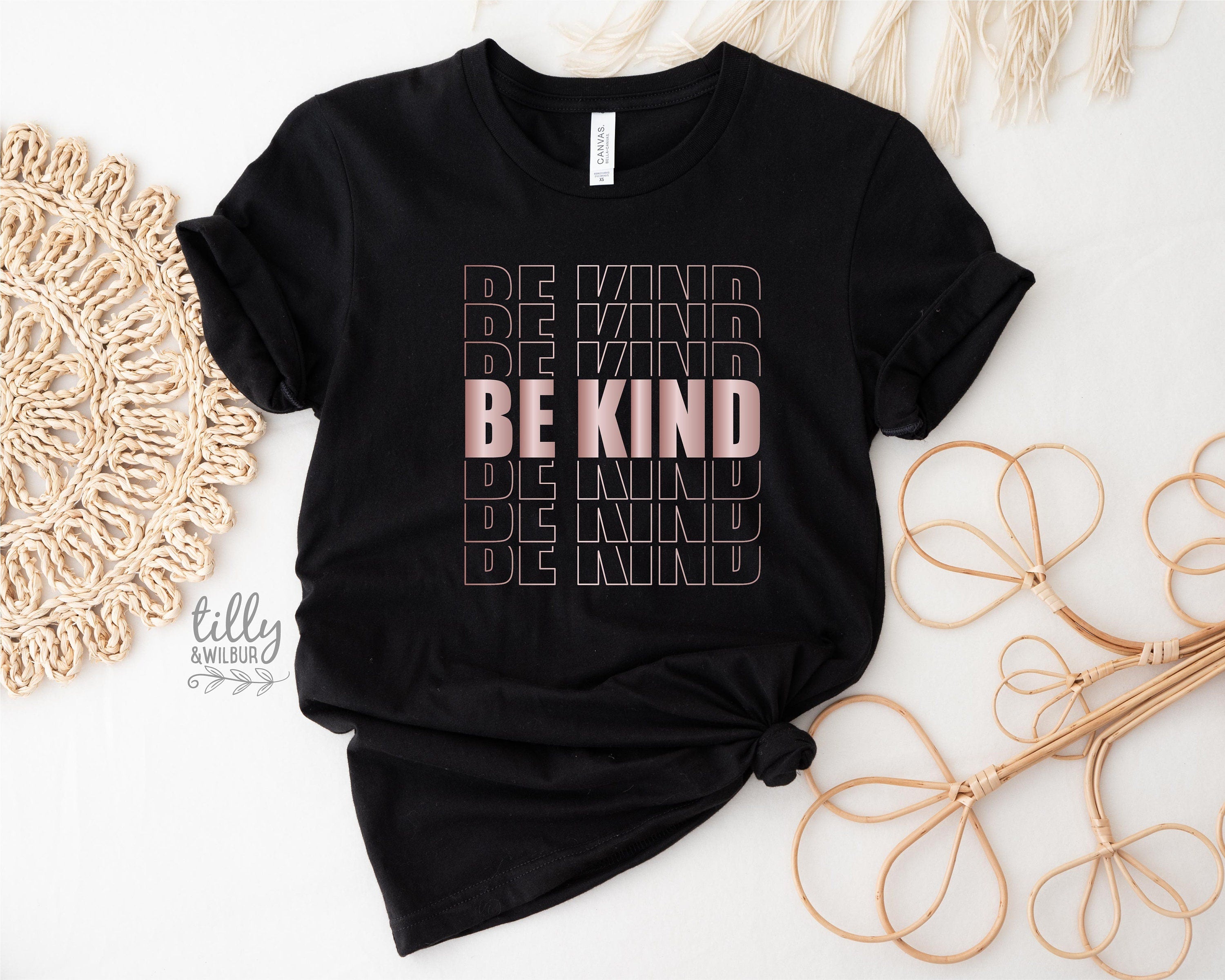 Be Kind Women's T-Shirt - Soft Cotton Casual Tee for Everyday Wear - Perfect for Work, Gym & Weekend Outfits