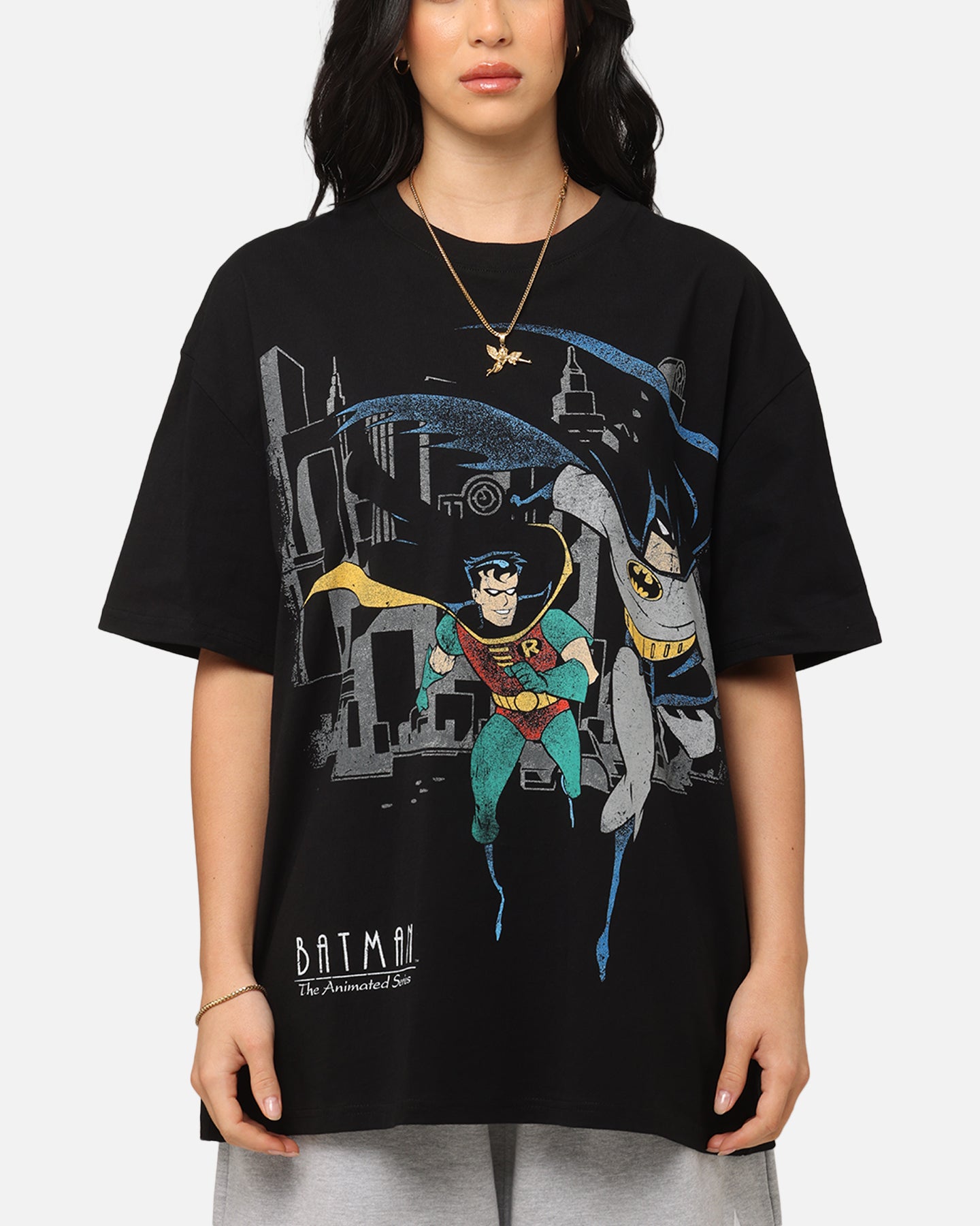 Vintage 1992 Batman And Robin Graphic T-Shirt - DC Comics Heavy Cotton Tee for Men - Perfect for Cosplay, Comic Con & Casual Wear