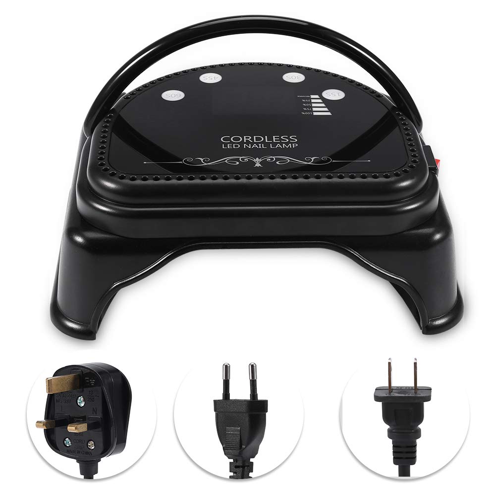 ANGGREK Professional LED Nail Lamp with Smart Sensor - 3 Light Modes for Gel Polish Curing, Fast Drying Manicure Machine (FDA Approved) - Perfect for Home & Salon Nail Art
