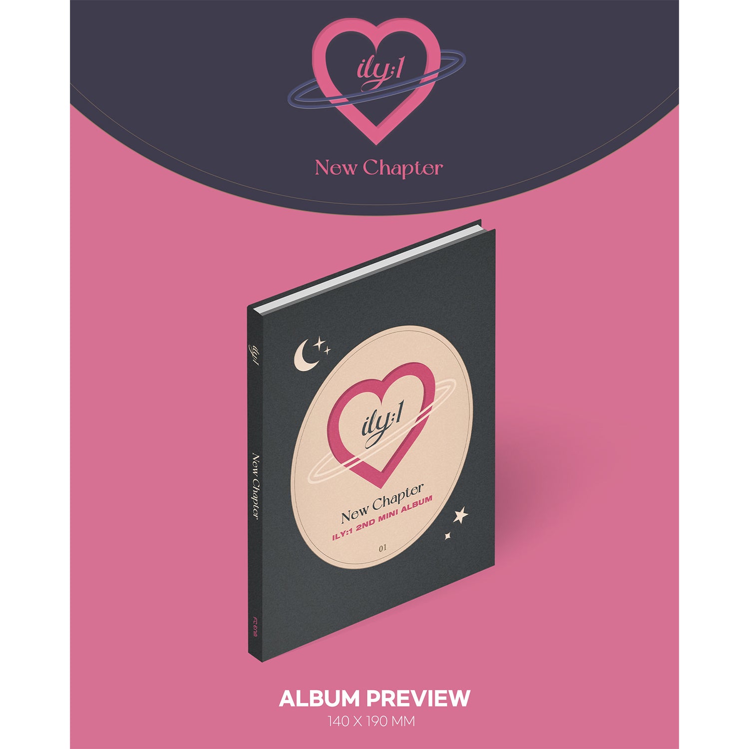 ILY:1 2nd Mini Album 'NEW CHAPTER' - Kpop Girl Group Music CD + Photobook - Perfect for Kpop Collectors & Fans | Great Gift for Birthdays & Special Occasions