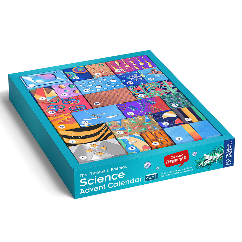 Thames & Kosmos Science Advent Calendar Vol. 3 - STEM Experiments & Holiday Countdown (Fall 2025 Release) | Perfect for Christmas Science Gifts & Family STEM Activities