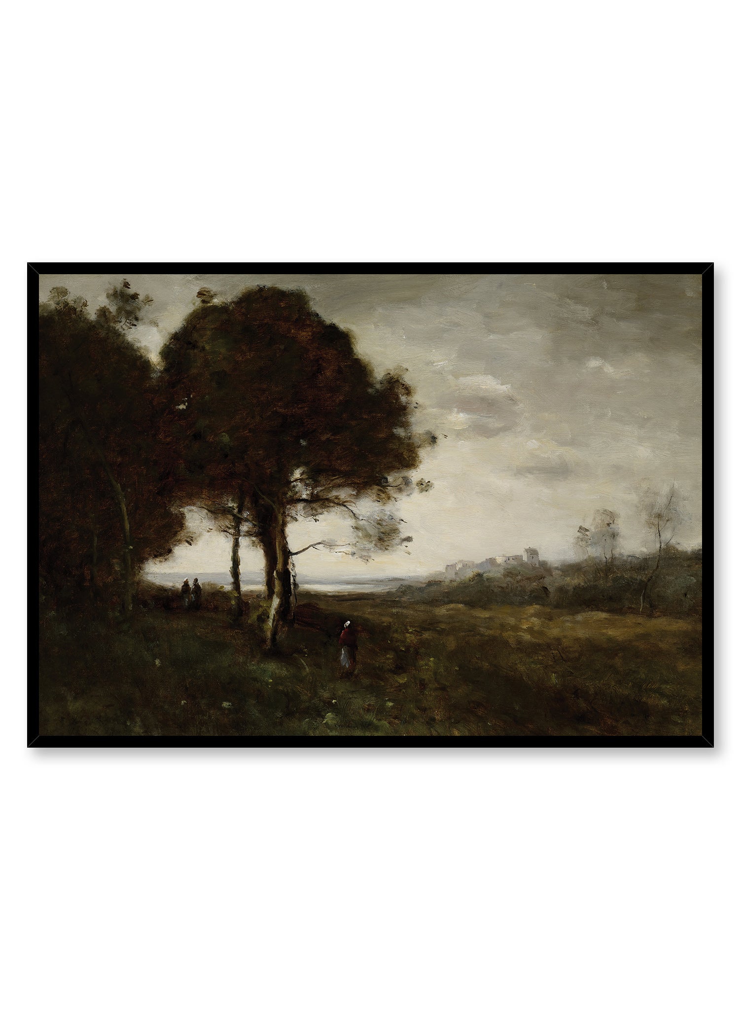 Pastoral Plains Landscape Poster - High-Quality Wall Art for Home, Office & Living Room Decor - Perfect for Farmhouse, Rustic & Country Style Interiors