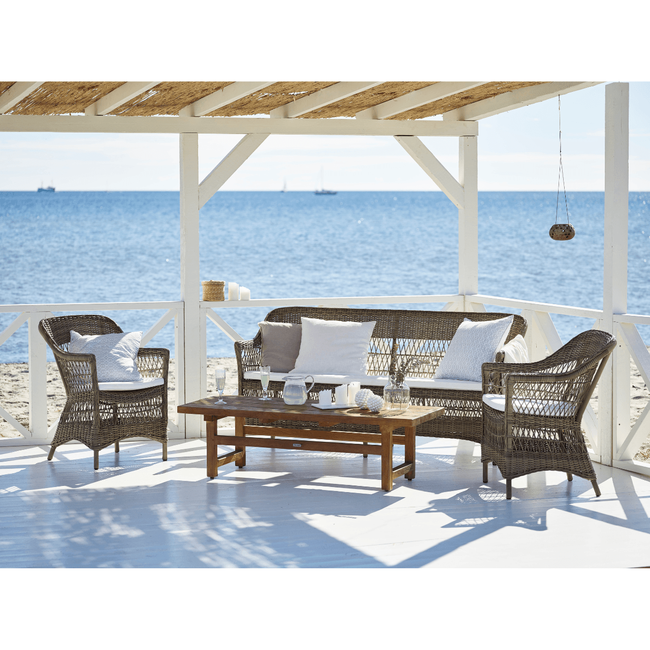 Charlot Outdoor Dining Armchair - Weather-Resistant Patio Chair for Garden, Poolside, and Restaurant Use - Perfect for Backyard, Deck, and Outdoor Entertaining
