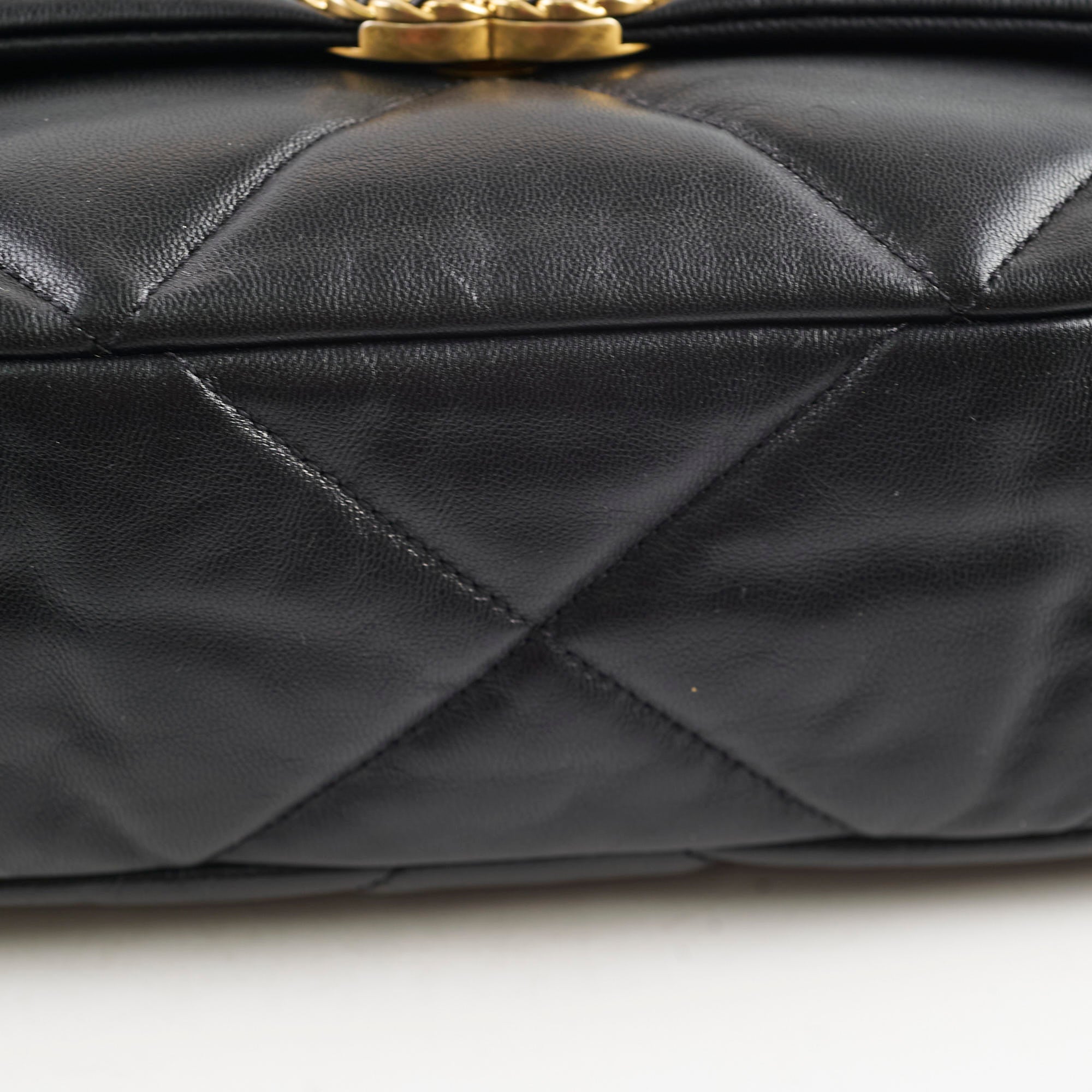 Chanel Small 19 Handbag Black 30 Series - Luxury Crossbody Bag for Women, Perfect for Date Night & Evening Events