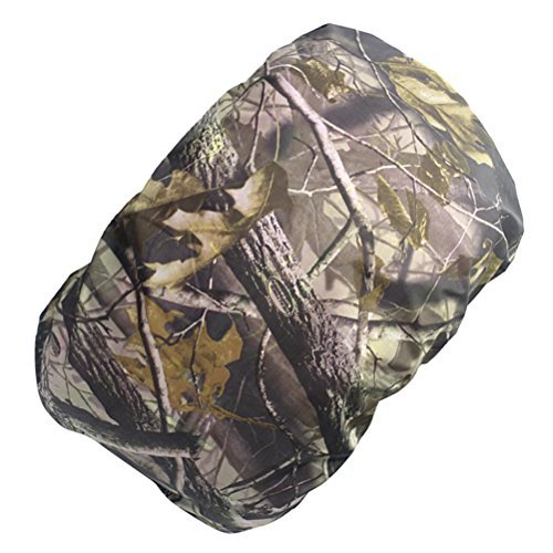 WINOMO Waterproof Camouflage Backpack Cover - Leaf Camo Rain Protector for Hiking, Camping & Outdoor Adventures