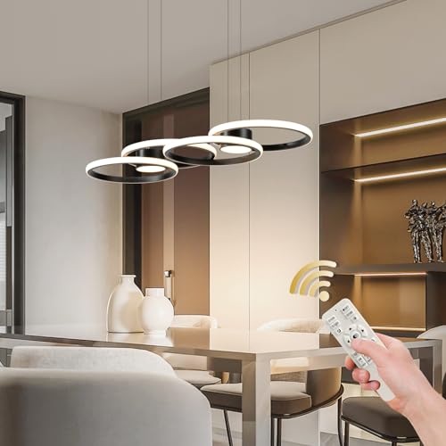 Black/4-rings/Dimmable-56W