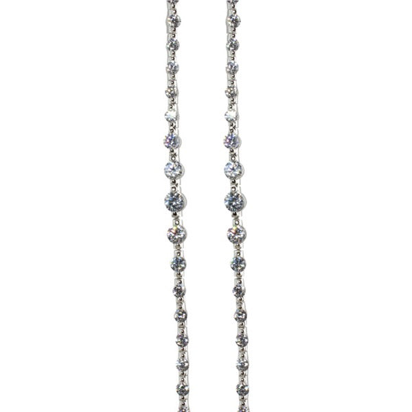 Elegant Graduation CZ Shoulder Duster Earrings - Perfect for Prom, Wedding & Formal Events