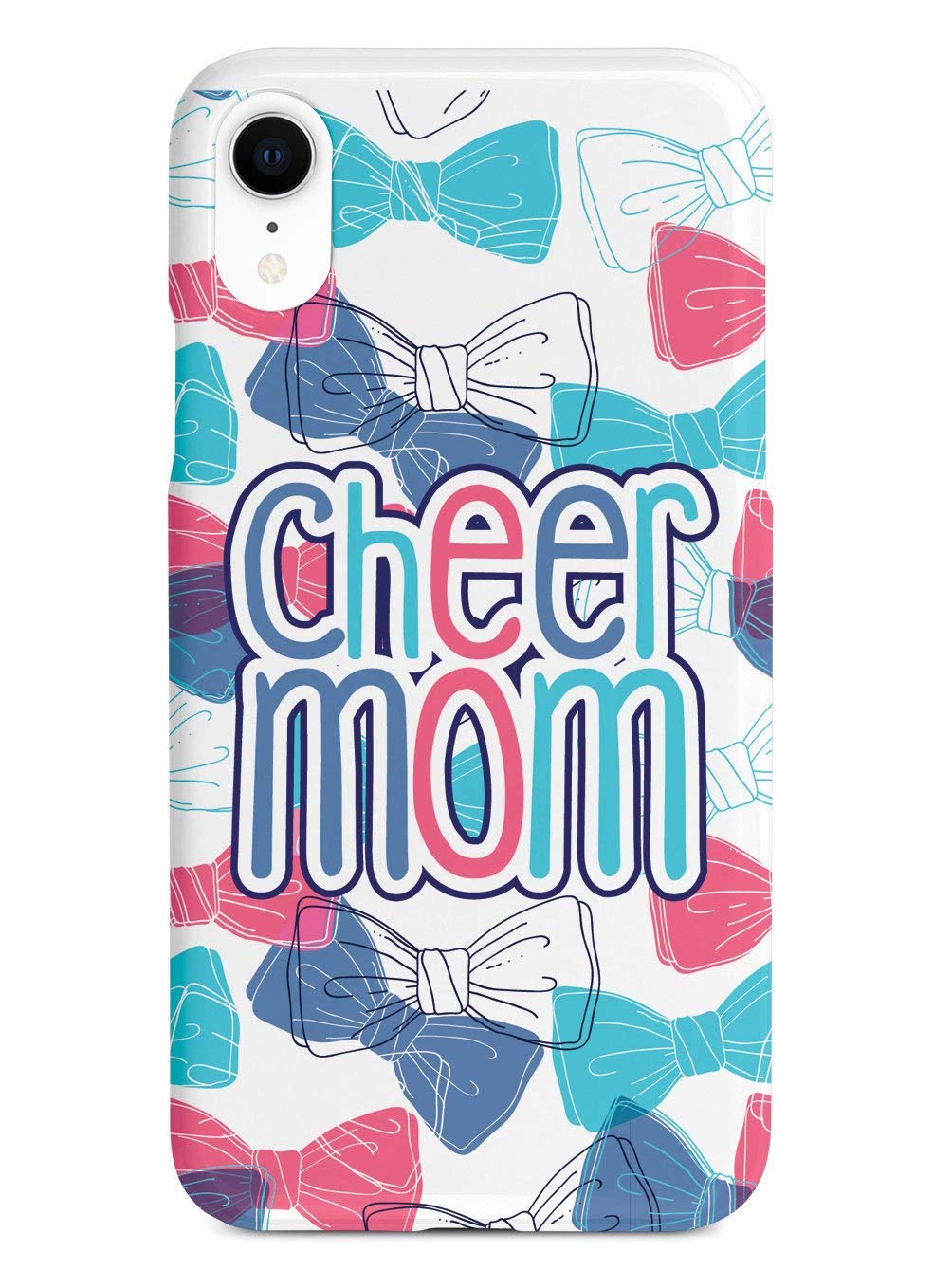 Inspired Cases - Shockproof iPhone XR Case with 3D Textured Design - Slim Protective Cover for Apple iPhone XR - Perfect Gift for Cheer Mom & Teens - Ideal for Sports, Travel & Daily Use
