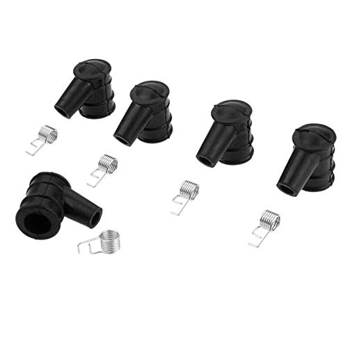 High-Quality Replacement Ignition Coil Set for M.C 2-Stroke Chainsaw - 5-Piece Rubber & Metal Assembly with Cap - Perfect for Chainsaw Maintenance & Engine Repair
