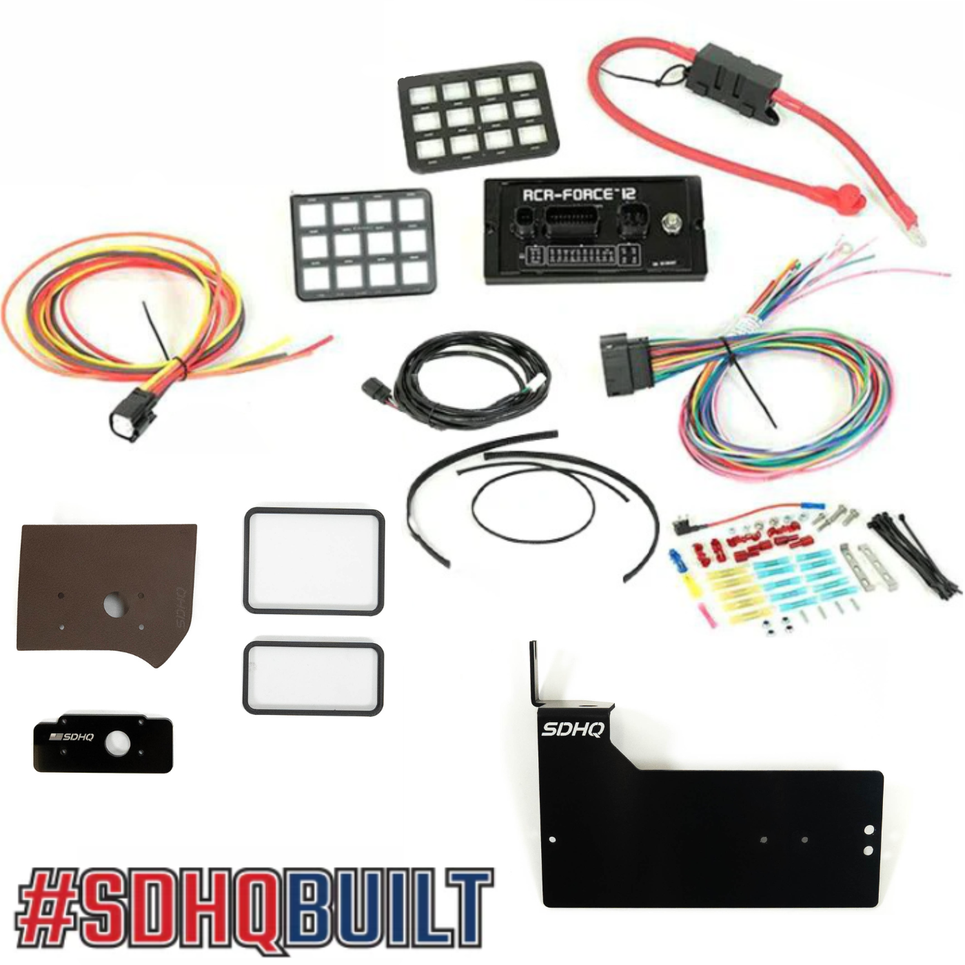 2019-2025 Ram 2500/3500 Heavy Duty SDHQ Built Complete Switch Pros RCR FORCE 12 Kit - Off-Road Lighting Control System for Truck & Overlanding Adventures