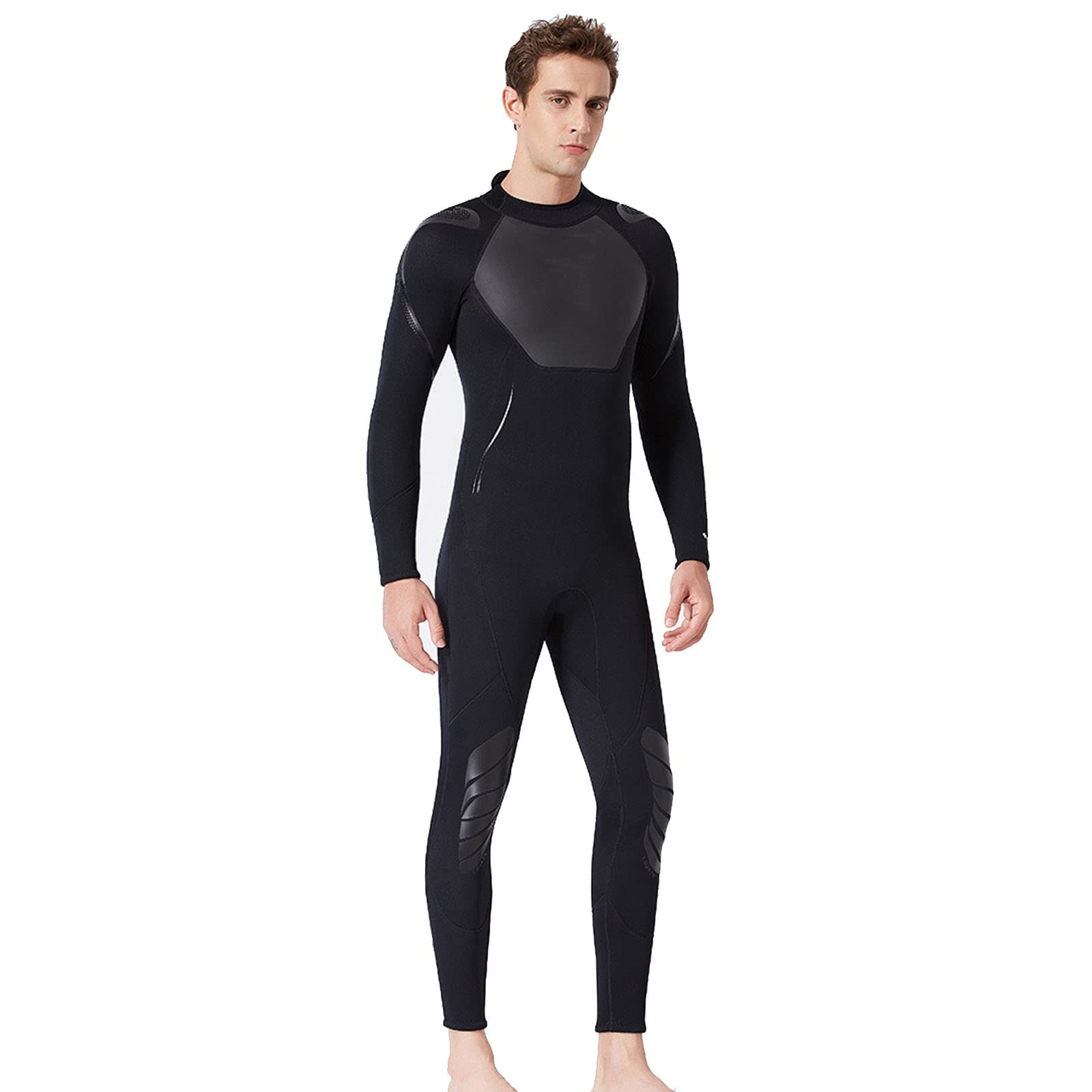 3mm Neoprene Full Body Wetsuit for Men & Women - Back Zip Thermal Diving Suit for Surfing, Snorkeling, Swimming & Water Sports | Perfect for Cold Water Activities & Ocean Adventures