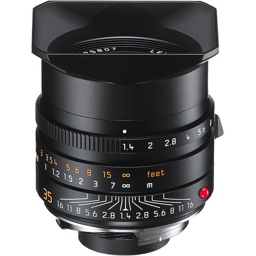 Leica Summilux M 35mm f/1.4 ASPH Lens for Leica M Cameras - Black | Professional Fast Prime Lens for Street & Portrait Photography | Perfect for Low Light & Travel Photography