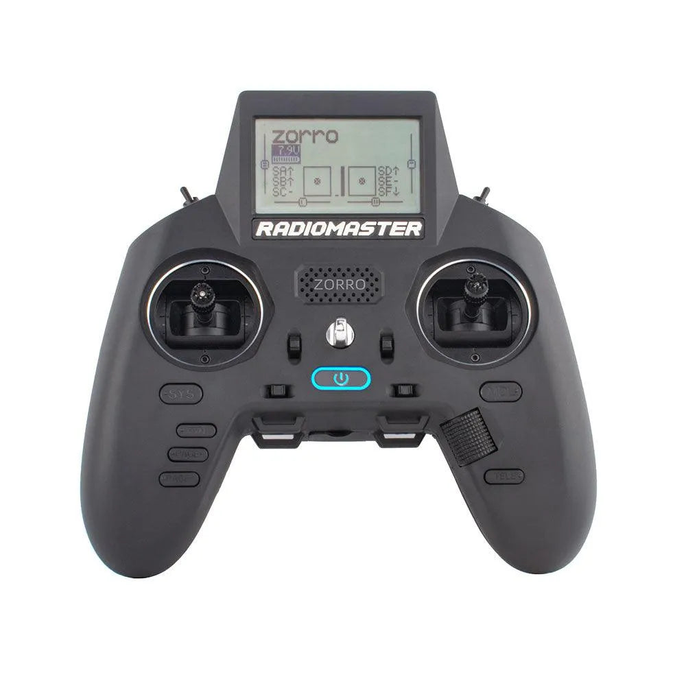 RadioMaster Zorro 4-in-1 Multi-Protocol RC Transmitter with Hall Sensor Gimbals - CC2500/ELRS Versions, OpenTX/EdgeTX Compatible - Perfect for FPV Drones, RC Cars, and DIY Robotics Projects