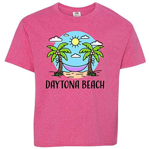 Inktastic Summer Vacation in Daytona Beach Youth T-Shirt - Fun Beach Graphic Tee for Kids & Teens - Perfect for Summer Trips, Beach Outings & Family Vacations