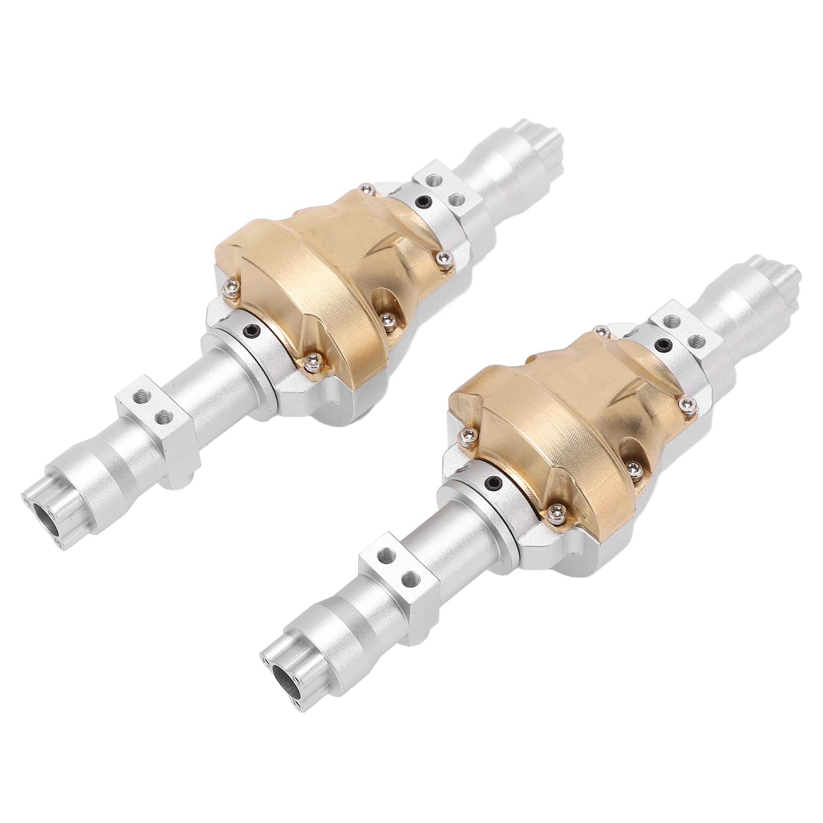 JIJO RC Axle Housing - Aluminum Alloy Front/Rear Axle Case (118mm) with Brass Cap for Redcat 1/10 Scale RC Vehicles - Durable Upgrade Part for Off-Road Crawlers & Rock Racing