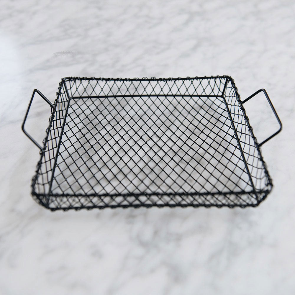 Stainless Steel Mesh Tray - Heavy Duty Wire Rack for Baking, Cooling & Organizing - Perfect for Oven, Grill, Pantry & Kitchen Storage