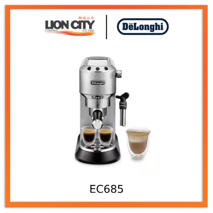 De'Longhi EC685 15-Bar Pump Espresso Machine with Milk Frother - Includes Free 2x250g Premium Arabica Coffee Beans for Home Barista & Office Coffee Station