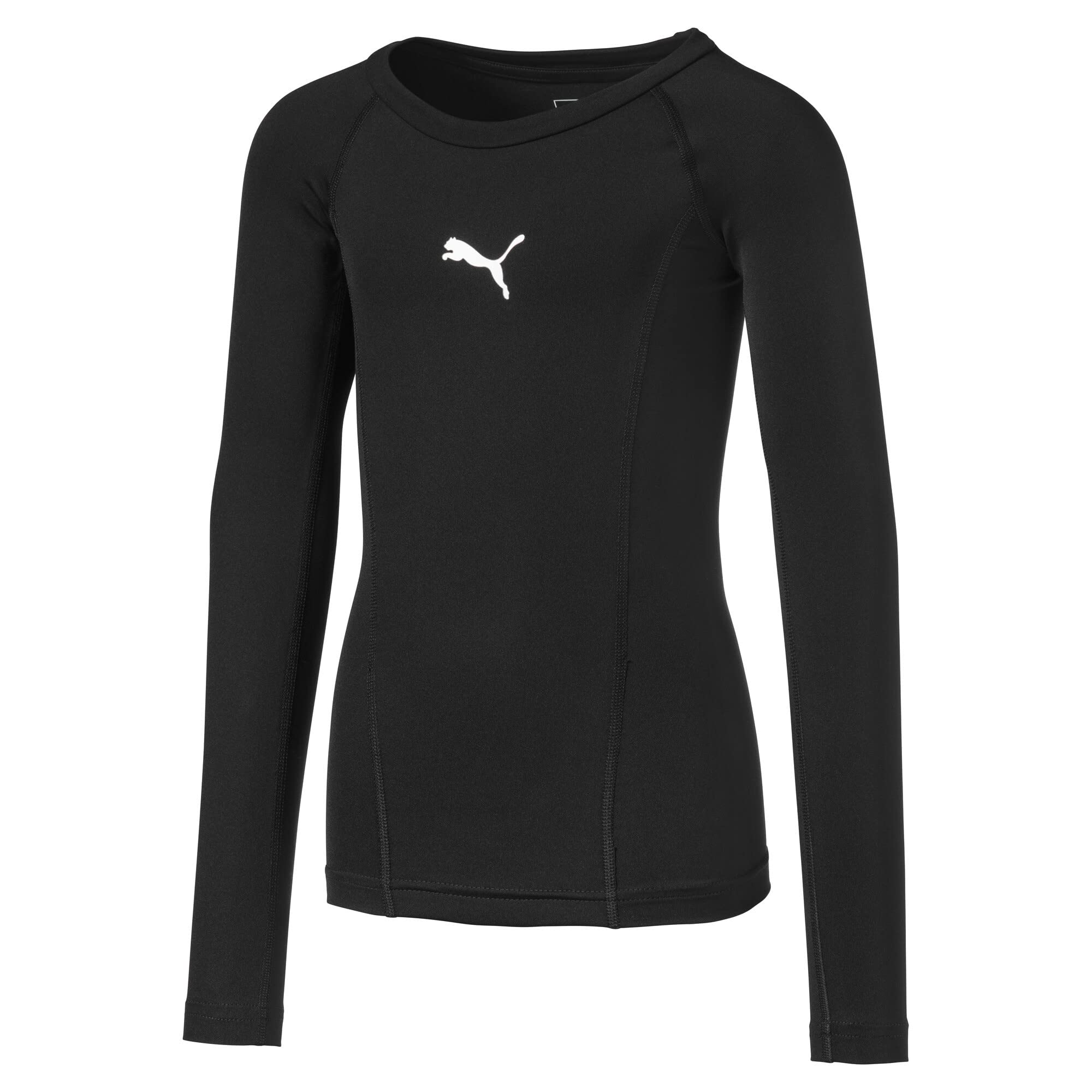 PUMA Baby Girls Liga Baselayer Long Sleeve Tee - Soft Cotton Shirt for Toddlers & Infants - Perfect for Playtime, School & Family Outings