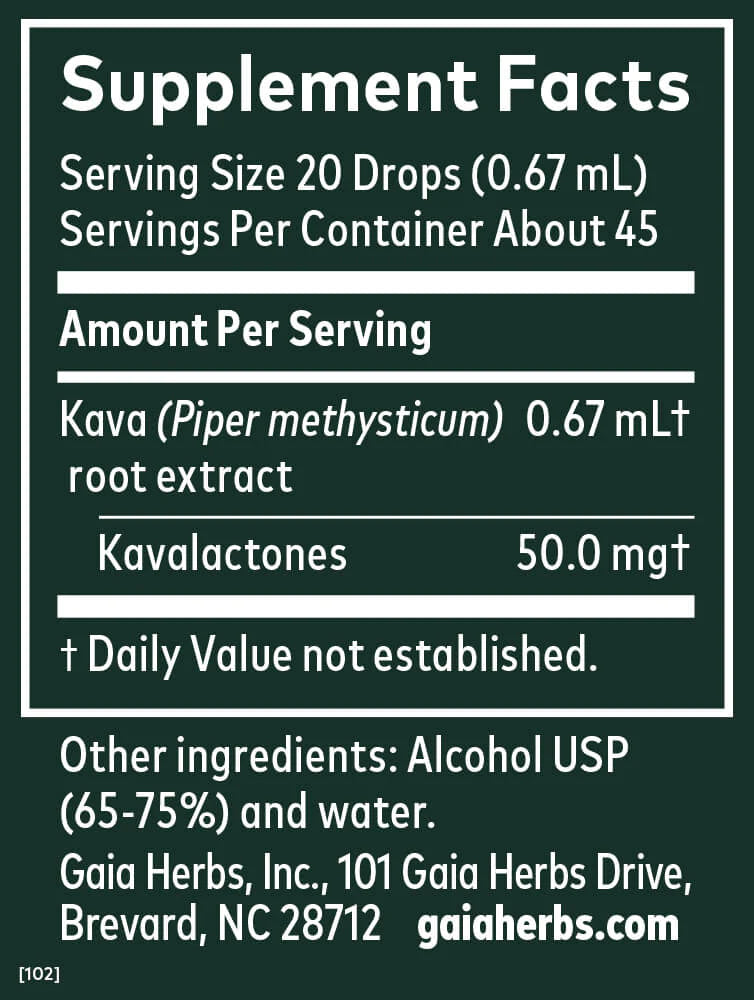 Gaia Kava Root Powder 50g (1.76oz) - Premium Organic Kava for Relaxation & Stress Relief - Perfect for Evening Tea, Social Gatherings & Natural Wellness