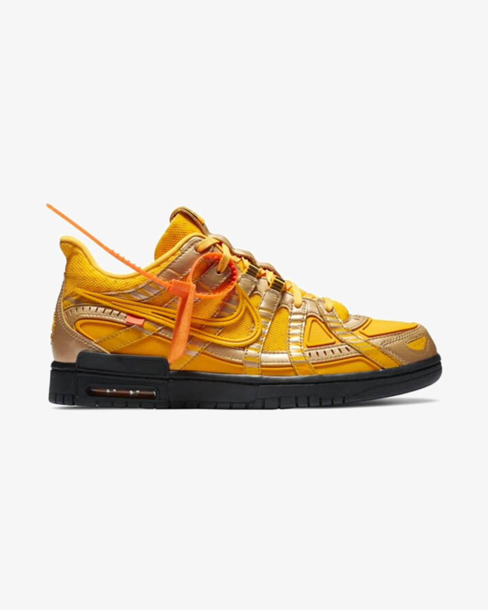 Nike x Off-White Air Rubber Dunk University Gold Sneakers - Limited Edition Collaboration for Streetwear & Sneaker Collectors - Perfect for Casual Wear, Urban Fashion & Sneakerhead Collections