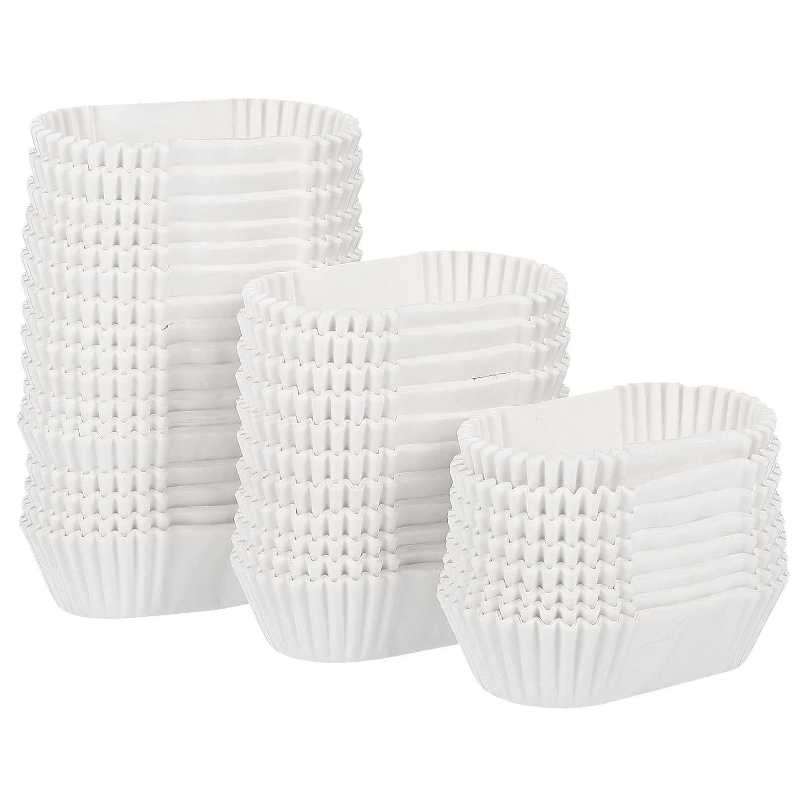 1000Pcs Disposable Oval Cake Paper Trays - Mini Loaf Pan Liners, Baking Cups for Bread & Muffins | Perfect for Home Baking, Party Treats & Bakery Business