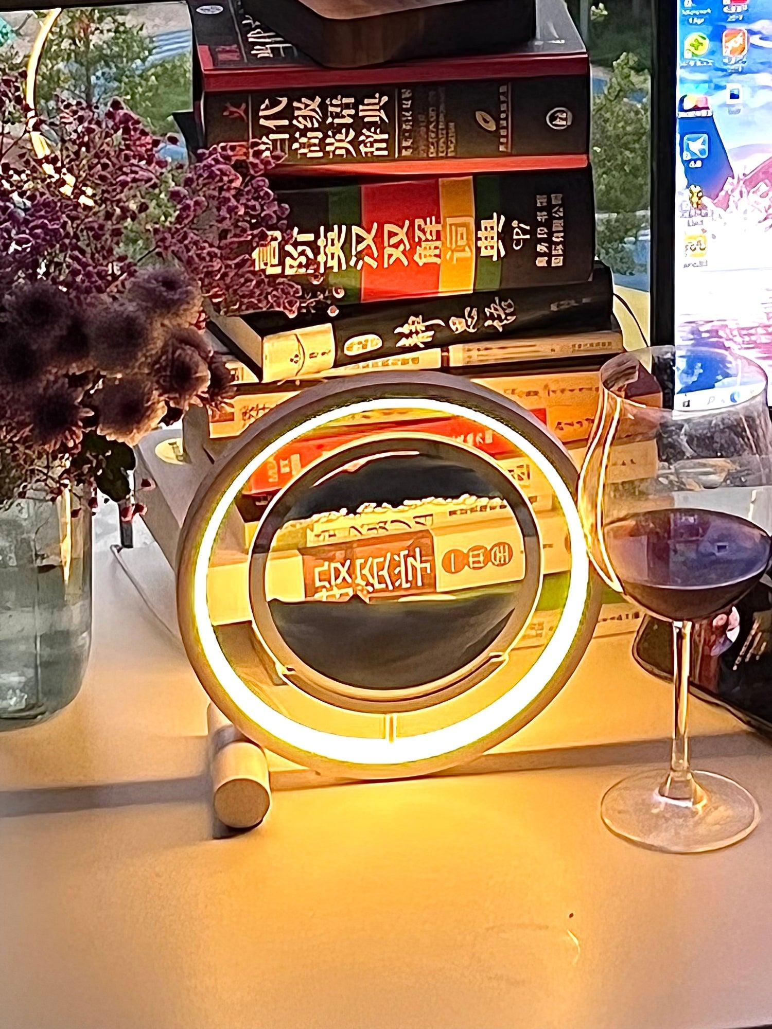 Relaxing Sand Table Lamp - Zen Meditation Decor for Home, Office & Yoga Studio - Perfect for Stress Relief & Relaxation