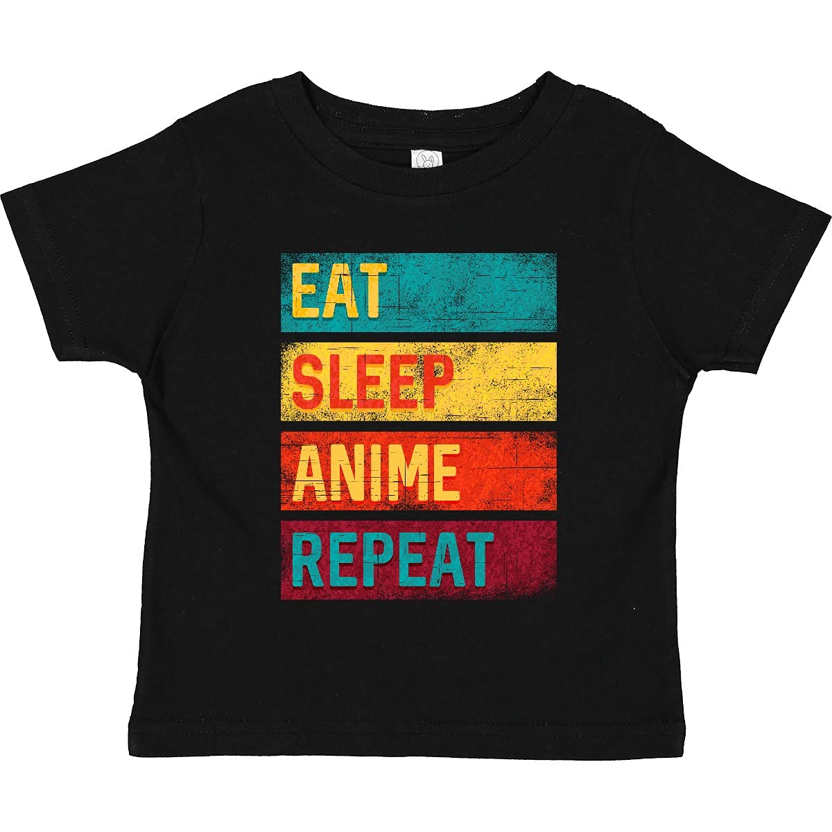 Eat Sleep Anime Repeat Toddler T-Shirt - Cute Anime Graphic Tee for Kids - Perfect for Playdates & Anime Fans