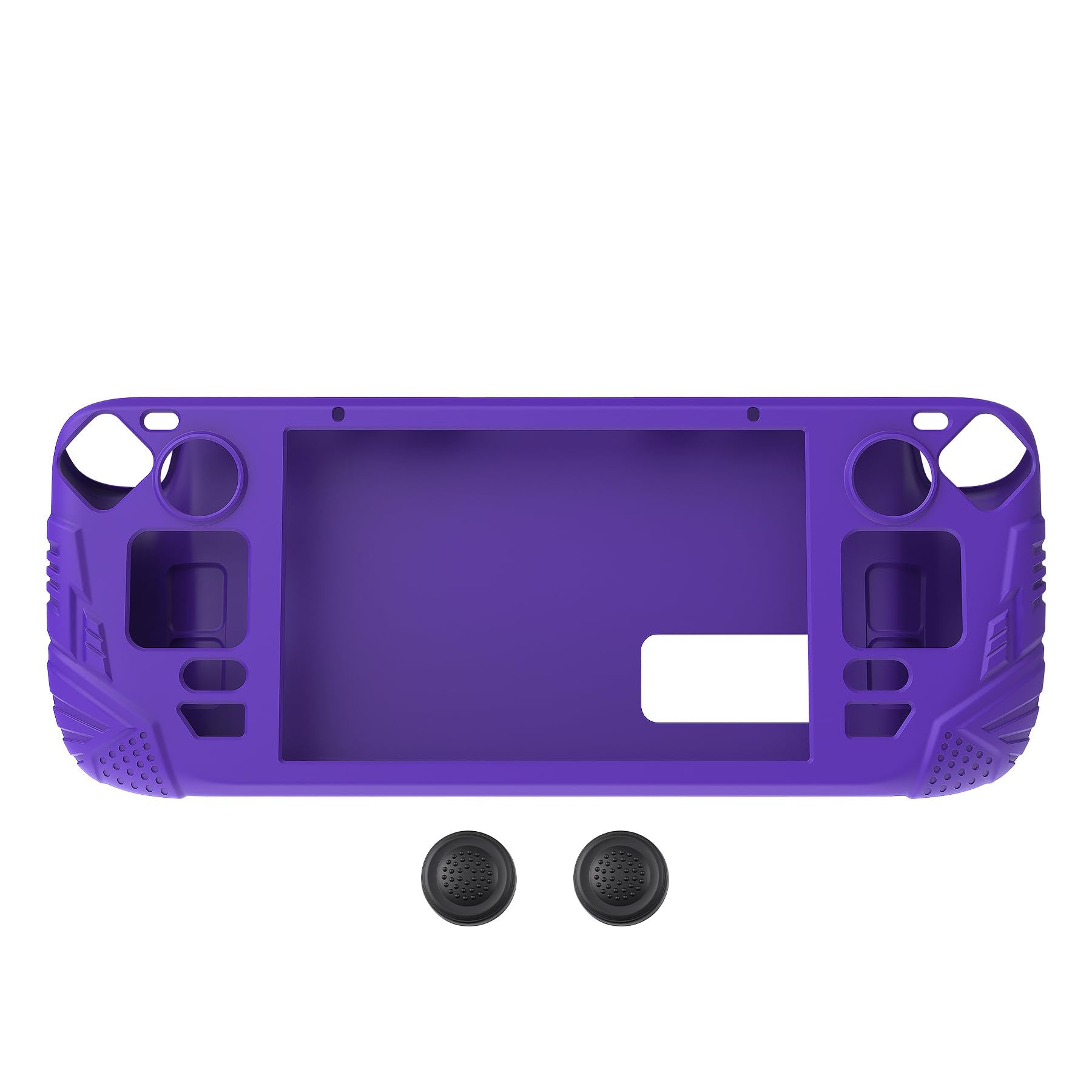 PlayVital Protective Silicone Case Cover for Steam Deck - Shockproof & Anti-Slip Grip - Perfect for Gaming, Travel & Daily Use