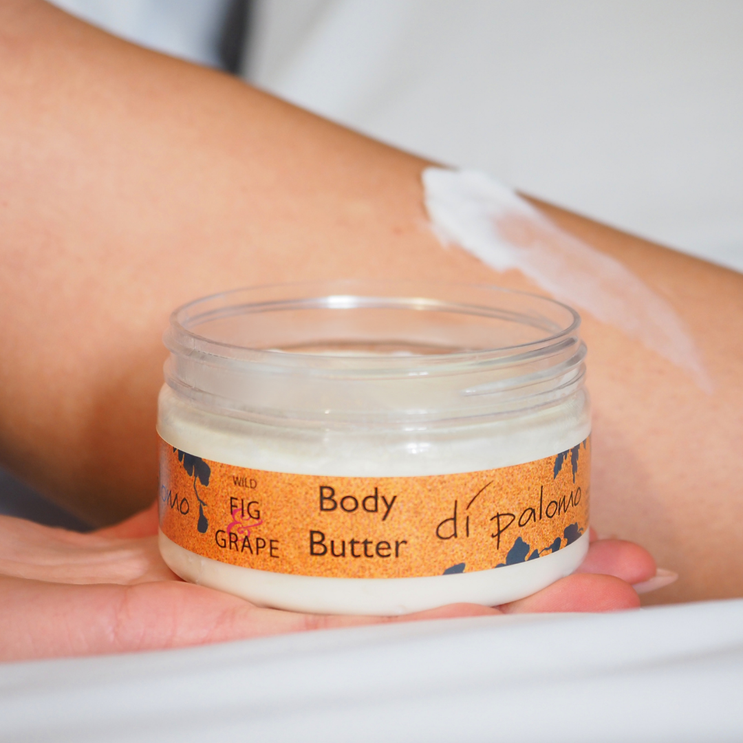 Di Palomo Wild Fig & Grape Body Butter 200ml - Ultra Hydrating & Nourishing Moisturizer for Dry Skin | Perfect for Daily Use & Spa Nights
