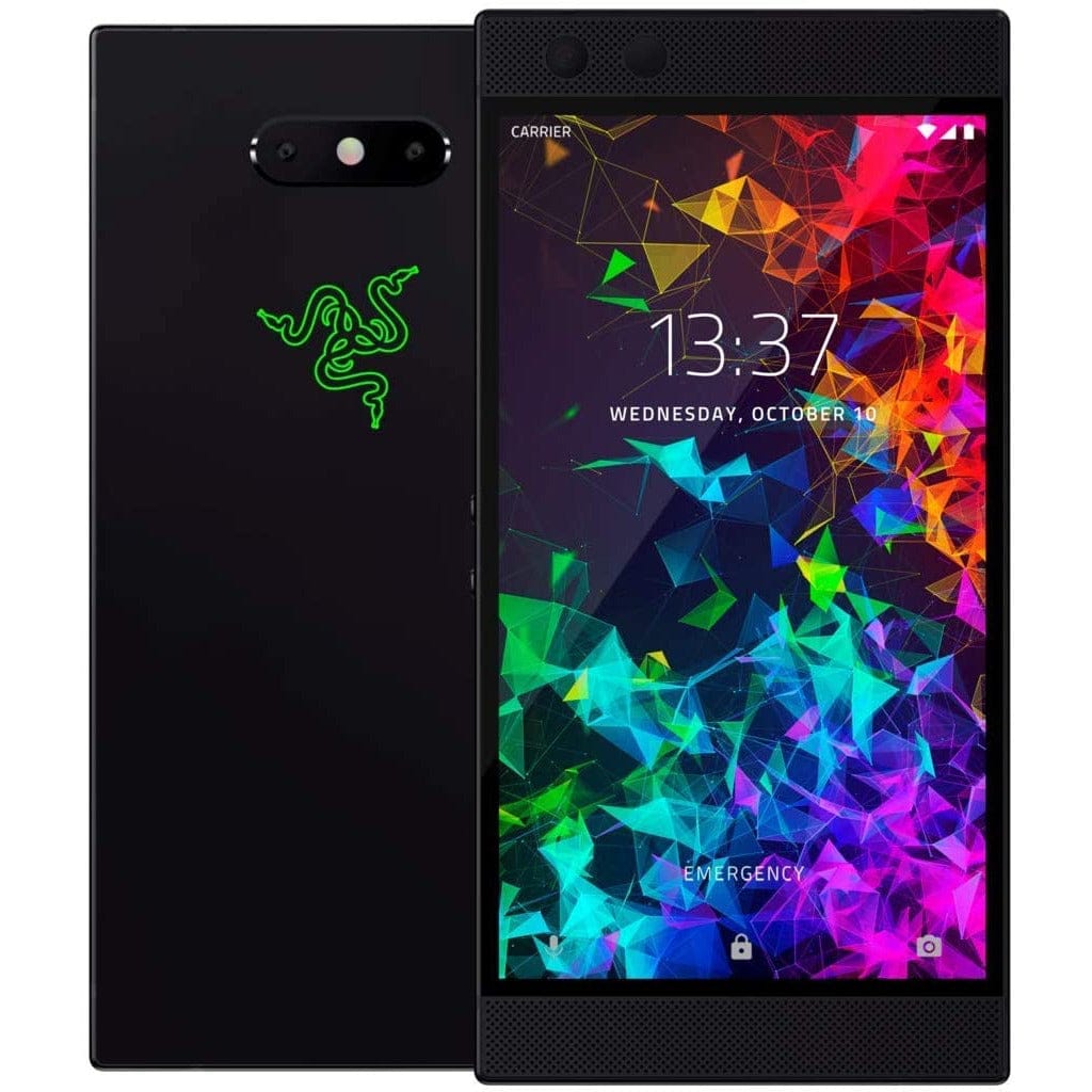 Razer Phone 2 Gaming Smartphone - 64GB Satin Black | High-Performance Mobile Gaming Device for Esports & Streaming