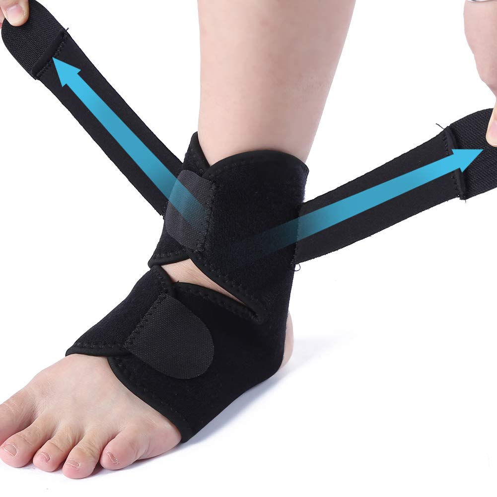 Breathable Polyester Ankle Brace Support Wrap - Adjustable Compression for Running, Basketball & Fitness - Lightweight & Comfortable for Outdoor Sports & Active Lifestyle