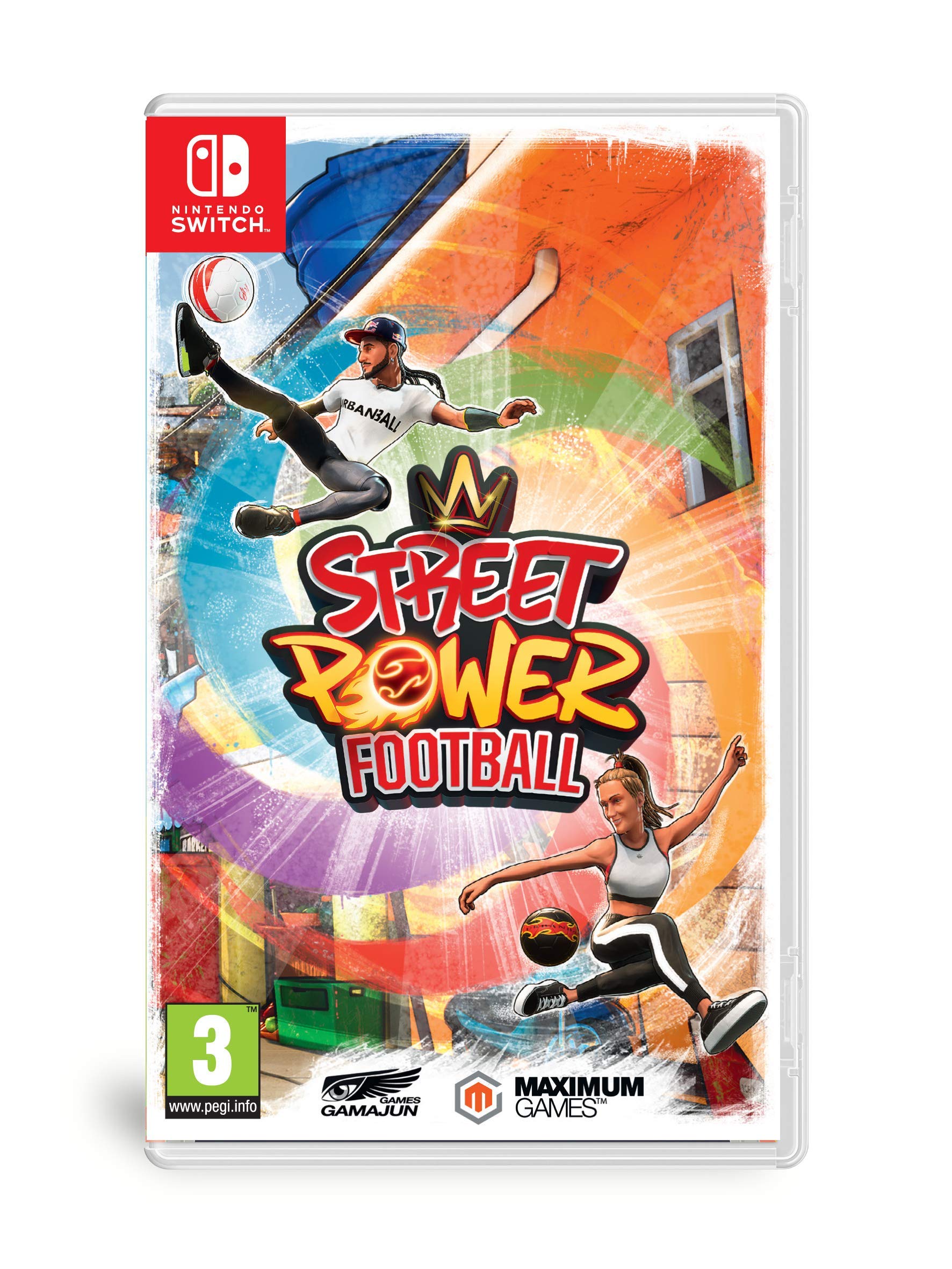 Street Power Football - Nintendo Switch Game - Fast-Paced Arcade Soccer for Kids & Adults - Perfect for Family Fun & Competitive Play