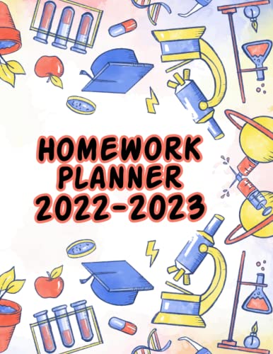 2022-2023 Academic Planner & Homework Tracker for Students - Daily Assignment Organizer for School Kids | Perfect for Back to School, Study Sessions & Time Management