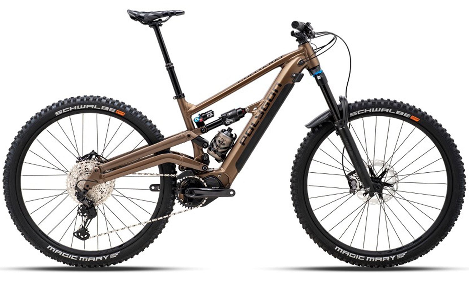 Polygon Collosus N8E Electric Mountain Bike - Full Suspension E-Bike for Off-Road Trails & Mountain Adventures