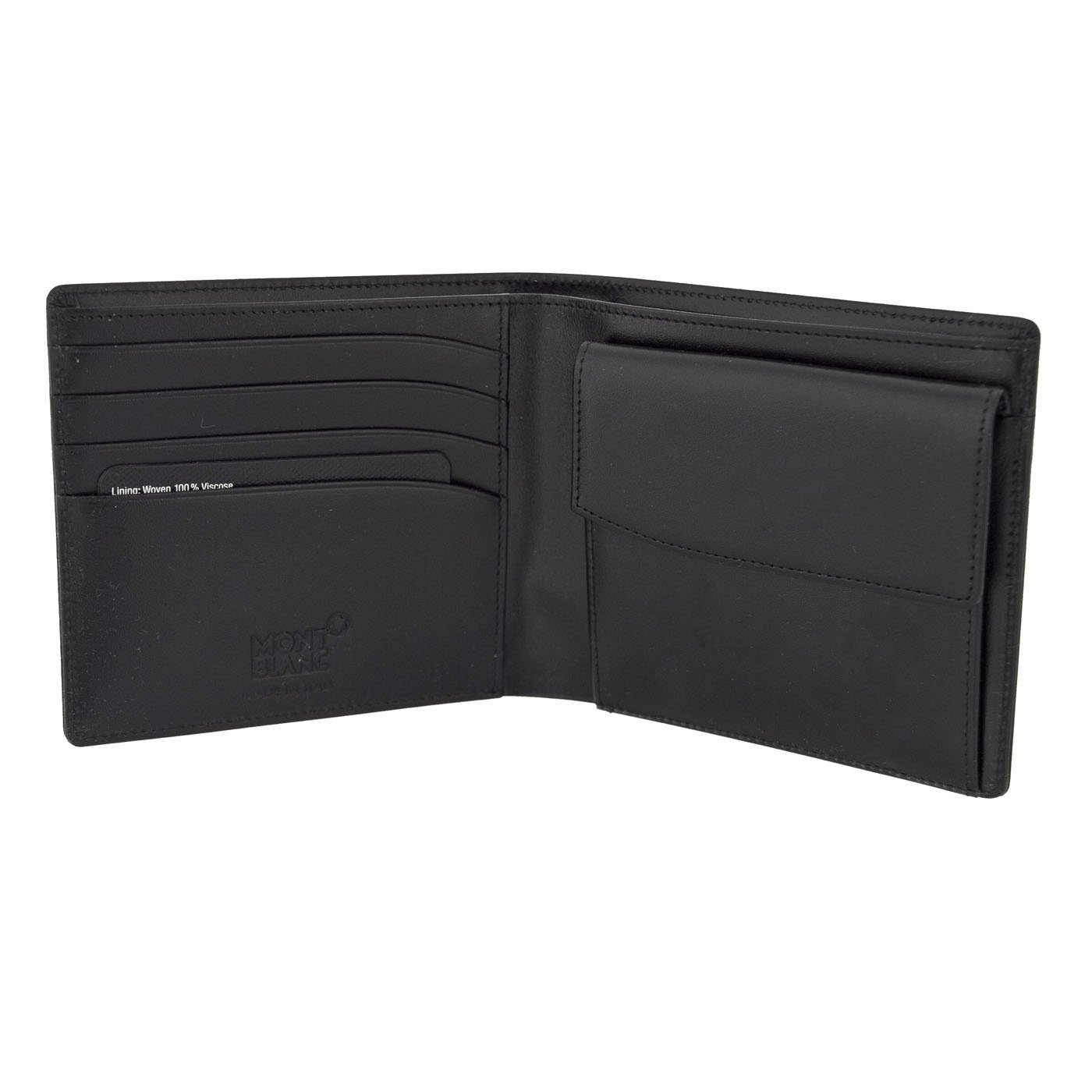 Montblanc Meisterstück No. 07164 Genuine Leather Wallet for Men & Women - Slim Bifold Credit Card Holder for Everyday Use & Business Occasions