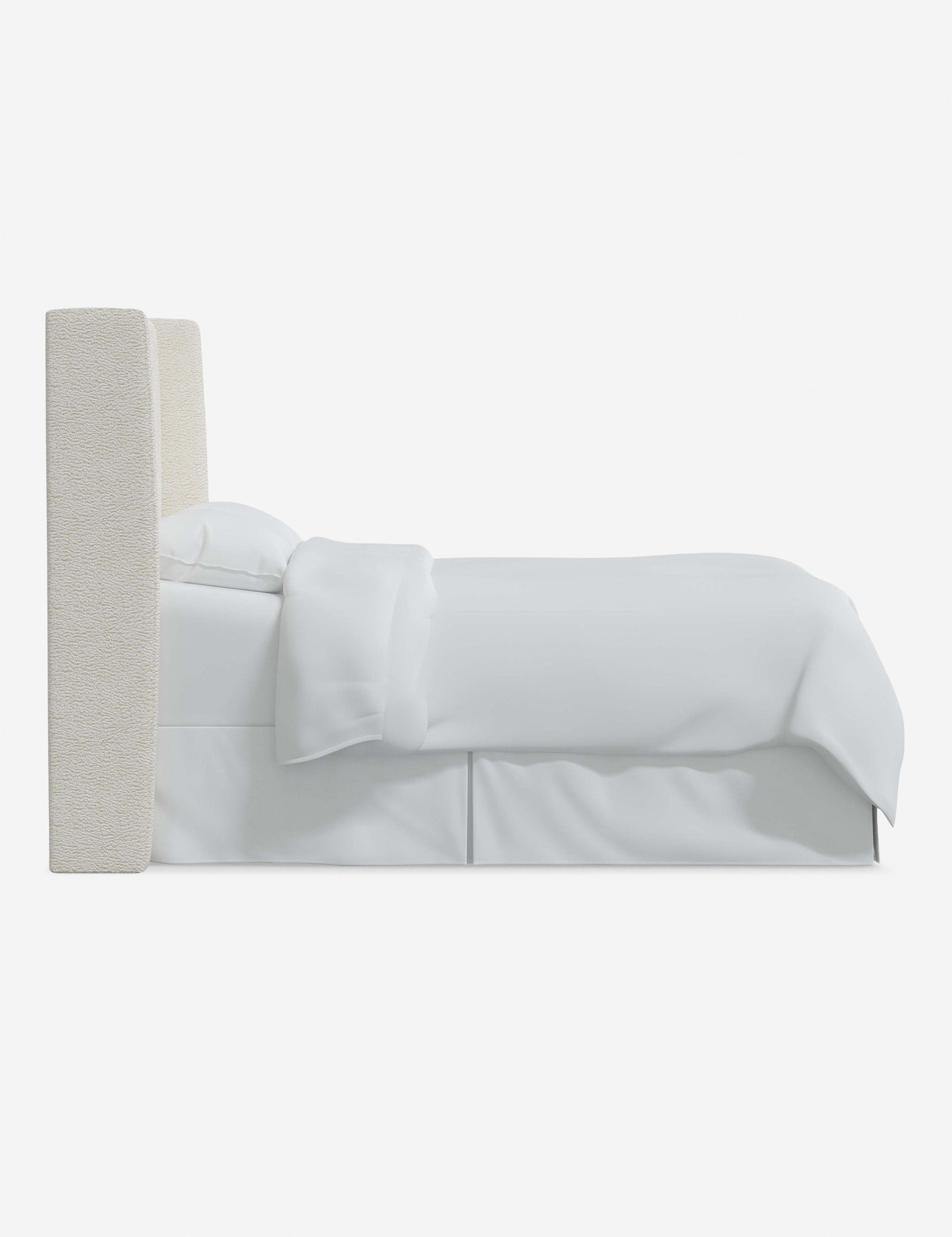 Adara Upholstered Headboard - Queen Size Bed Frame Headboard with Nailhead Trim - Perfect for Master Bedroom, Guest Room & Home Decor