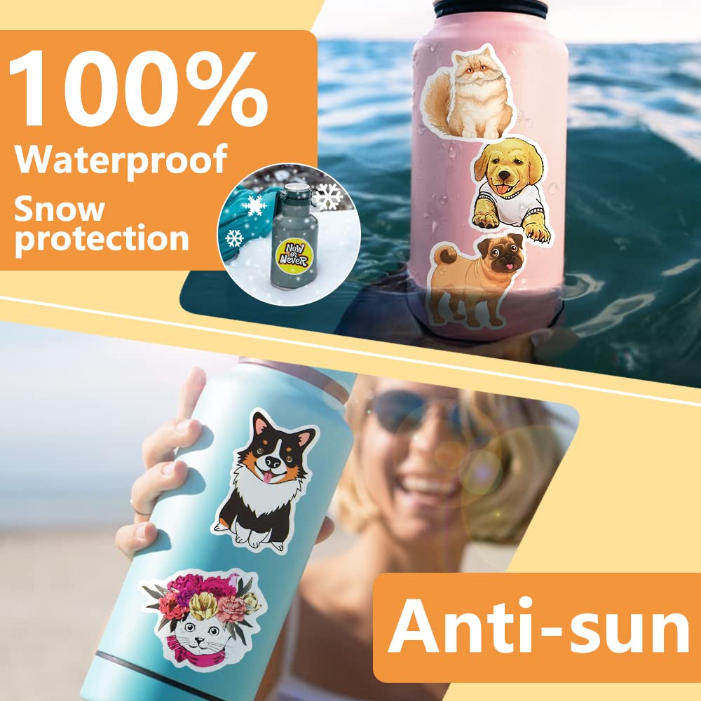 150Pcs Waterproof Vinyl Stickers for Kids, Pets & Laptops - Fun & Durable Decals