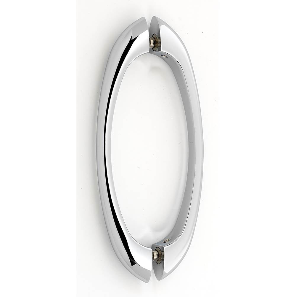 Alno C855 Series Back-to-Back Glass Door Pull Handle - Modern Cabinet Hardware for Kitchen & Bathroom Cabinets - Perfect for Contemporary Home & Office Spaces