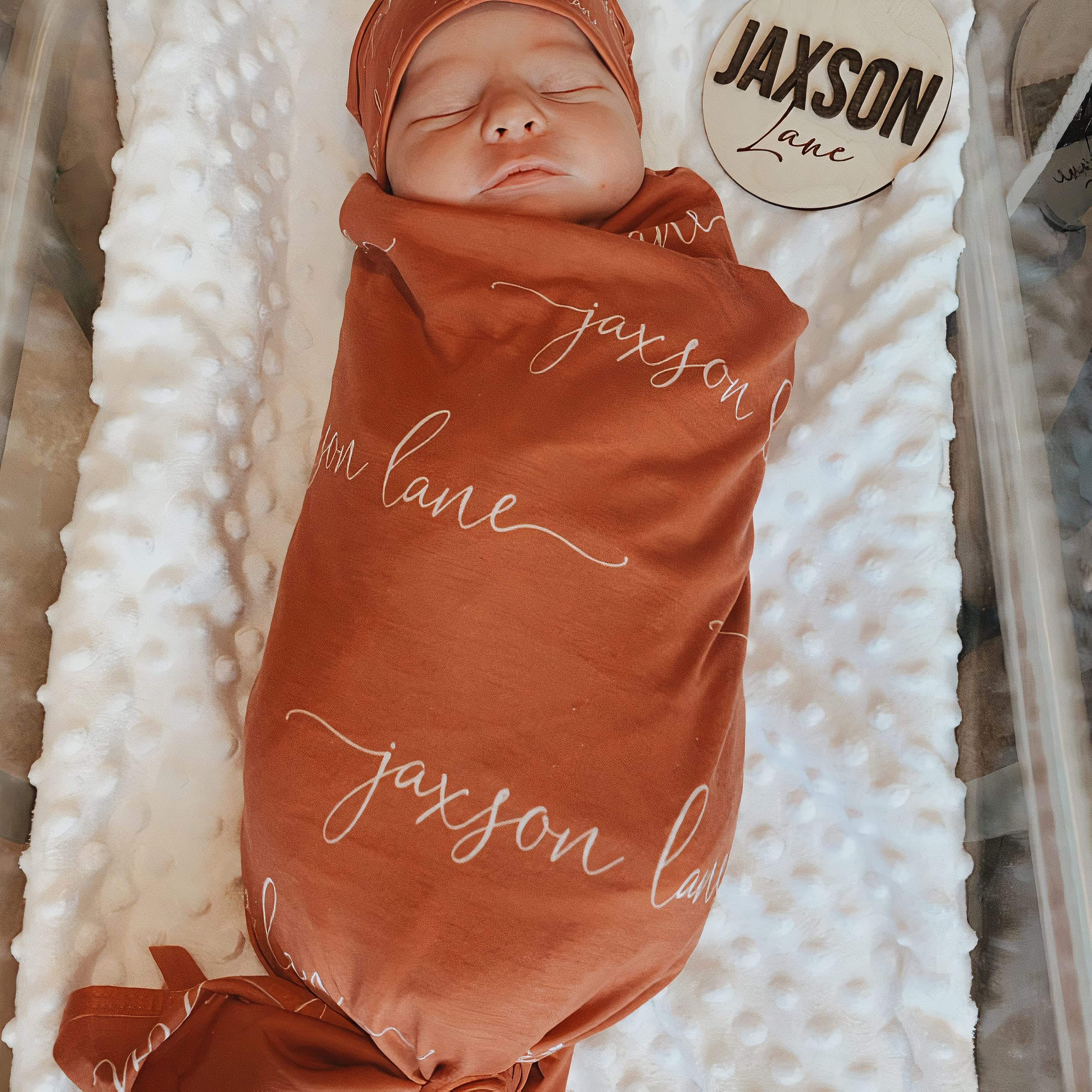 Personalized Name Baby Blanket for Boys & Girls - Custom Embroidered Soft Fleece Blanket with Name - Perfect Baby Shower Gift, Nursery Essential & Toddler Security Blanket (Pink, Blue & More Colors) - Great for Newborns, Bedtime & Photo Props
