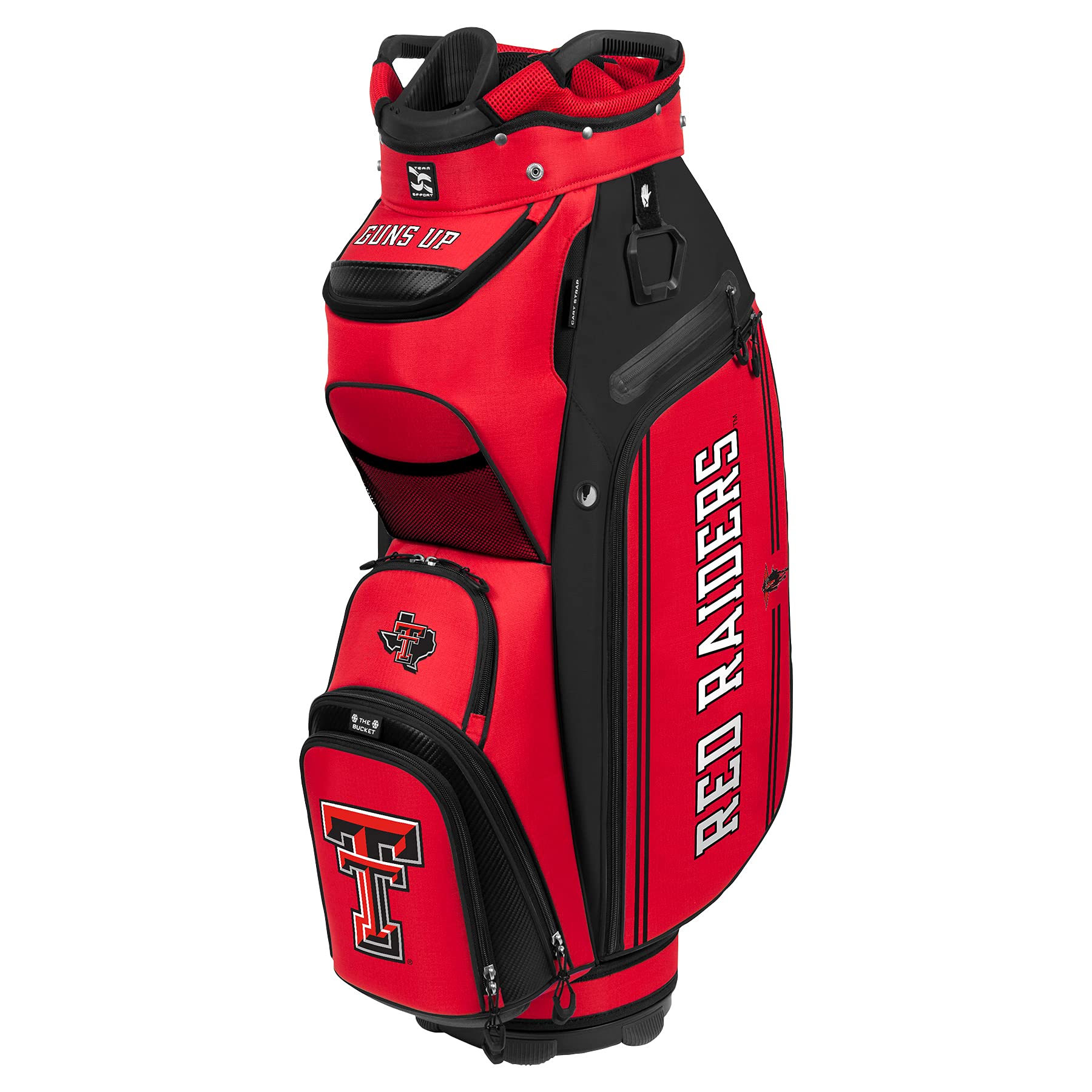 Team Effort NCAA The Bucket III Cooler Cart Golf Bag - Portable Insulated Golf Cart Cooler for Beverages & Snacks - Perfect for Golf Courses, Tailgating & Outdoor Events