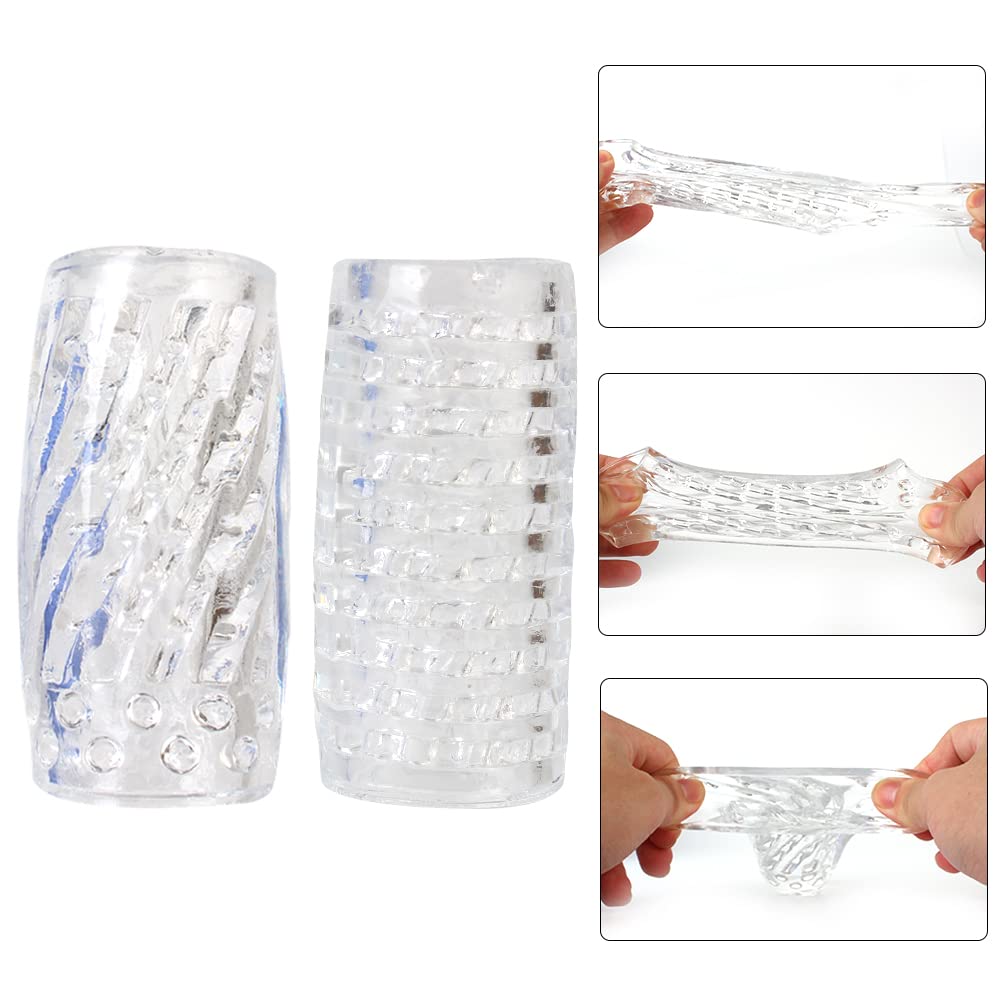 Premium Male Masturbator Cup - Realistic Cock Training Sleeve for Men | Soft Penis Enhancer with Delayed Ejaculation Control | Glans Stimulator for Solo Pleasure & Stamina Building | Perfect for Discreet Home Use & Couples Play