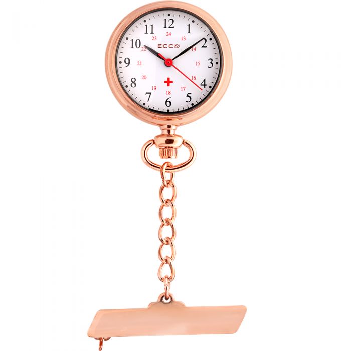 Ellis & Co Nurses FOB Watch - Classic Medical Pocket Watch with Clip for Nurses, Doctors & Healthcare Professionals - Perfect for Clinical Shifts, Hospital Duty & Medical Training