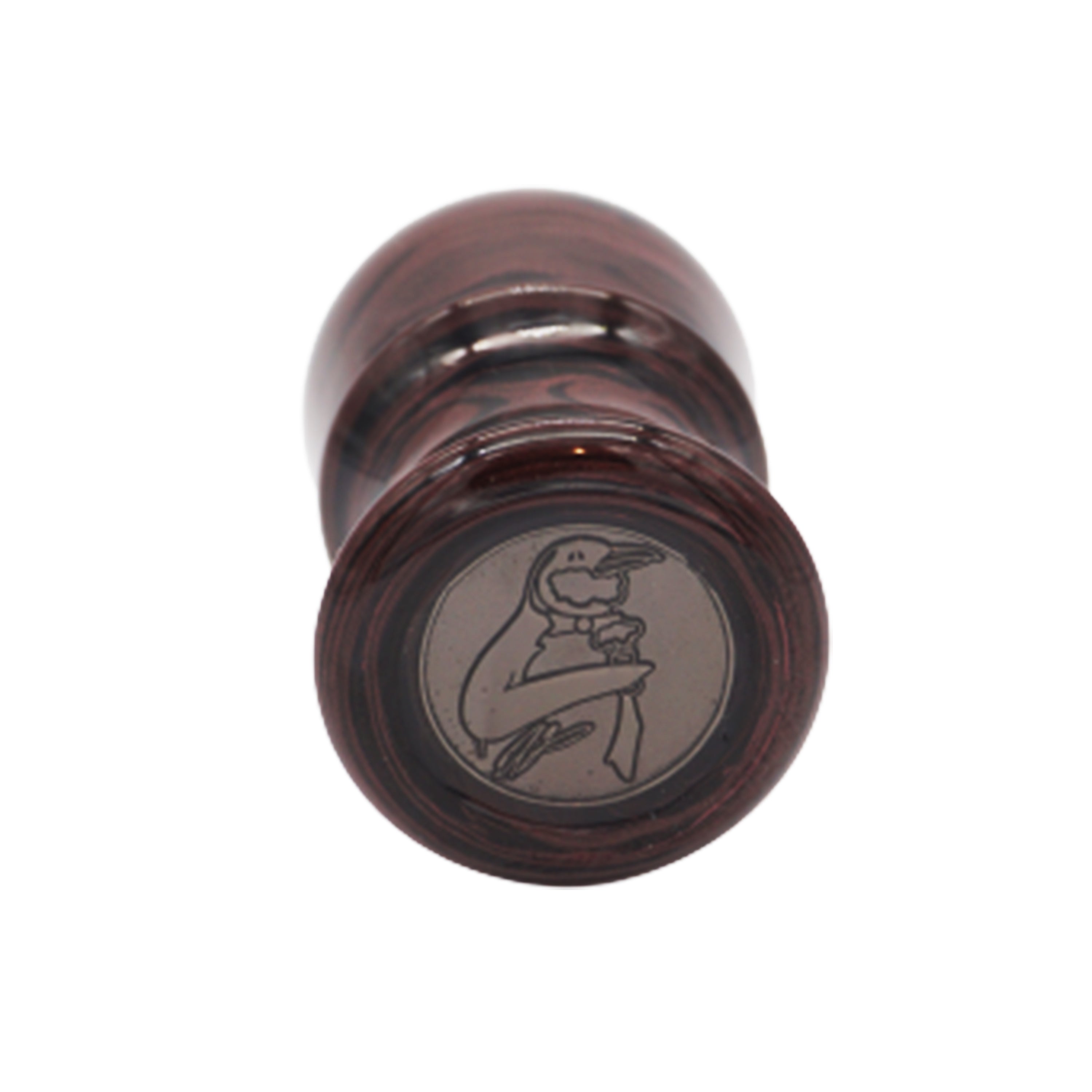 Premium Handmade Raspberry Ebonite Shaving Brush Handle - Compatible with 24mm & 26mm Knots - Perfect for Wet Shaving, Grooming Kits & Luxury Barber Tools
