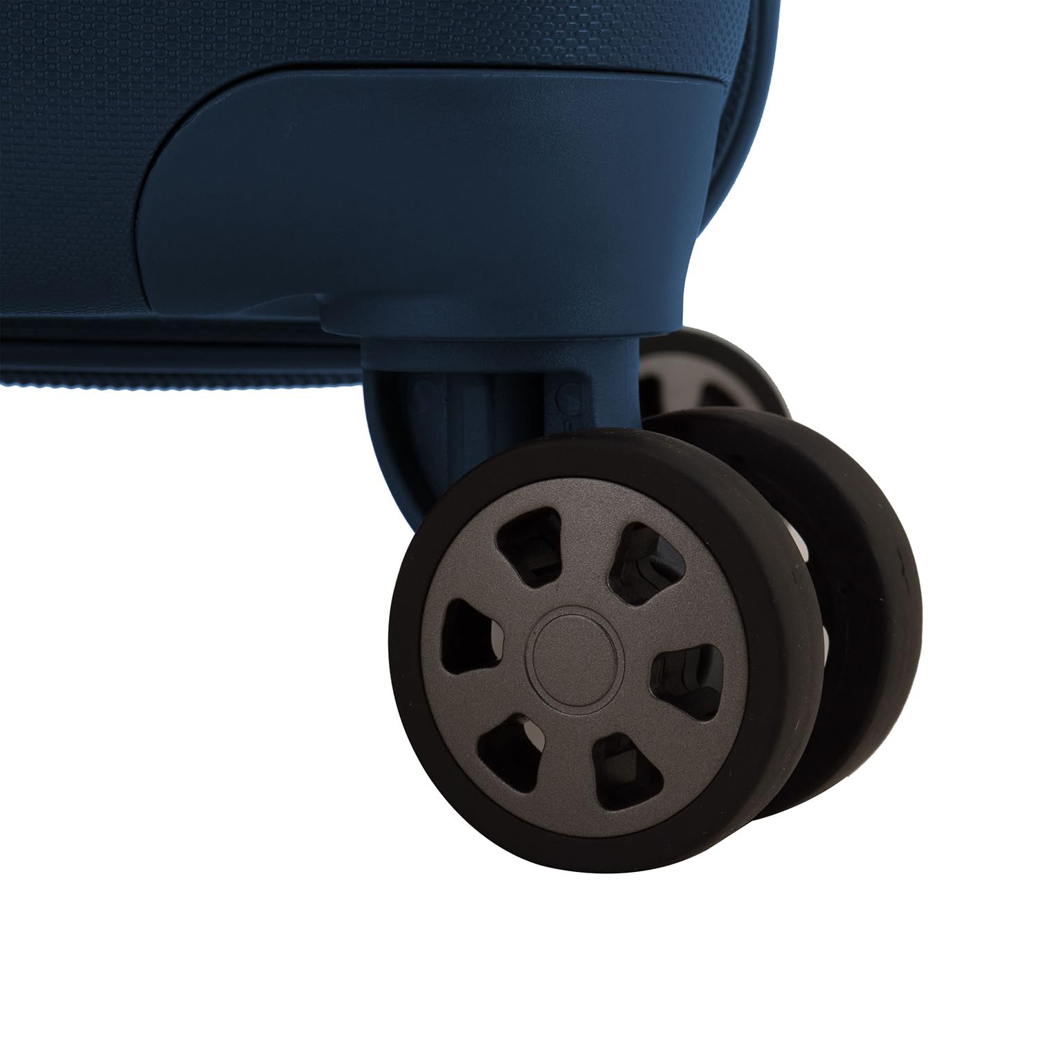 Traveler's Choice Pagosa Durable Expandable Hardshell Spinner Luggage - Navy Blue Carry On Suitcase for Air Travel & Business Trips