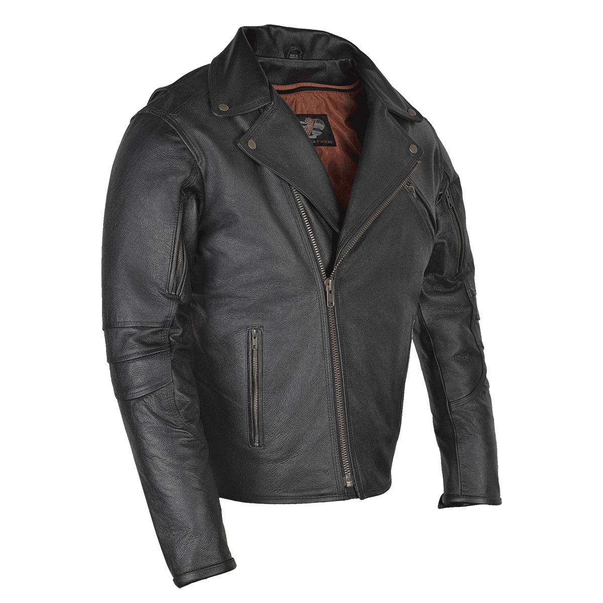 Premium Vance Leather Men's Concealed Carry Beltless MCJ with Dual Gun Pockets - Perfect for Tactical Wear, Outdoor Adventures & Everyday Concealed Carry