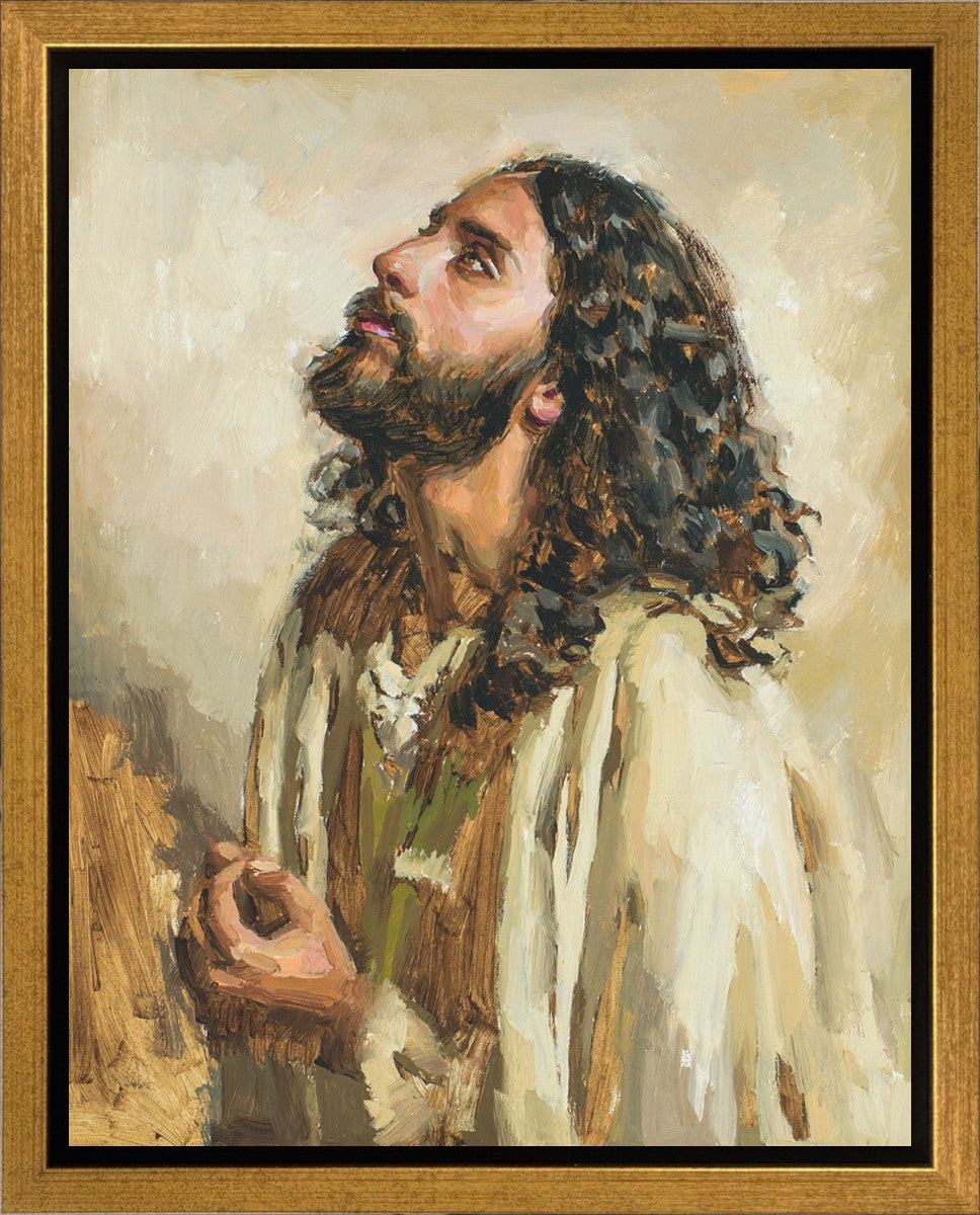 May My Soul Commune with Thee Gallery Wrap Canvas - Inspirational Christian Wall Art for Home & Church Decor - Perfect for Living Room, Bedroom, and Worship Spaces