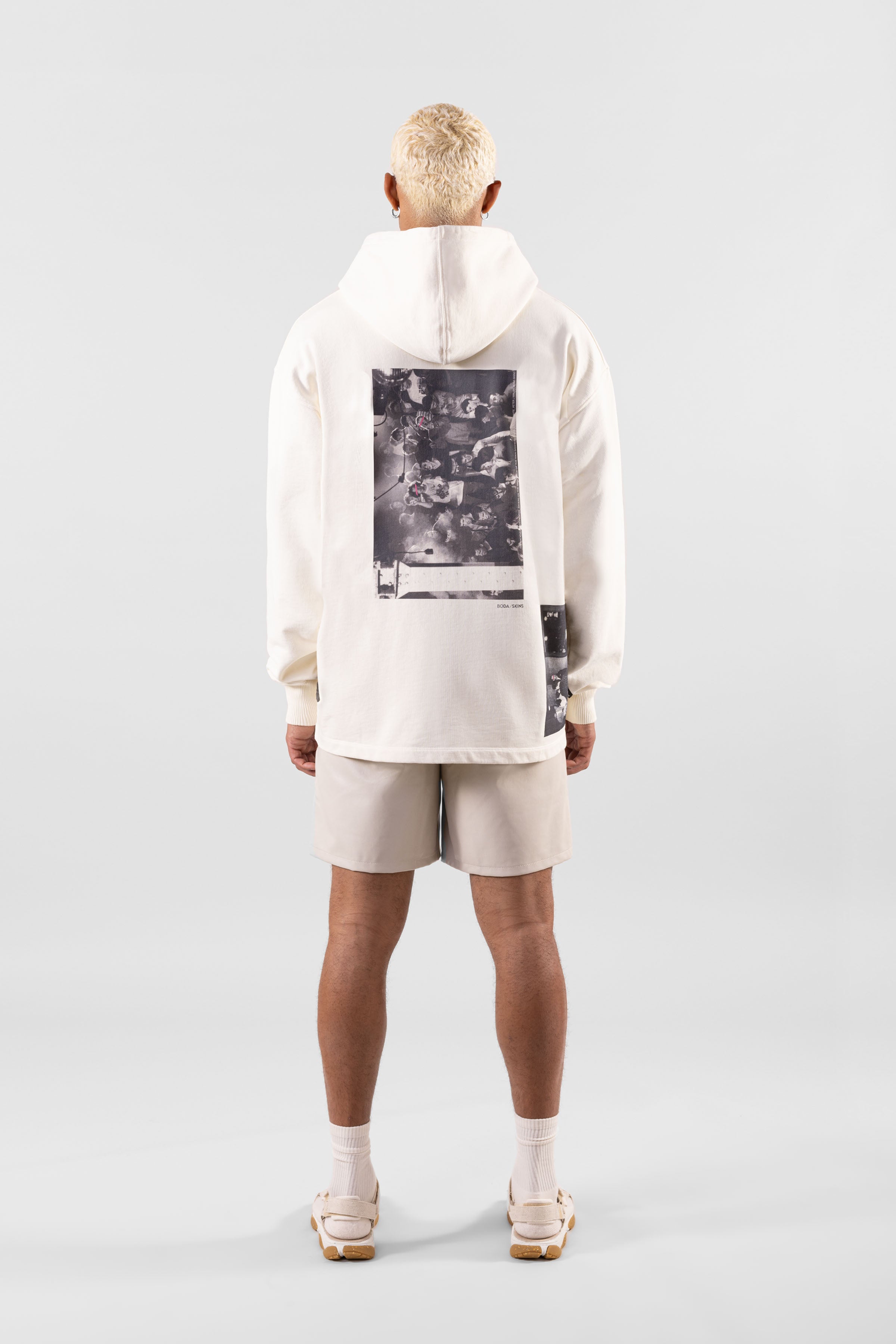 88 Ravers Hoodie - Dirty Ecru Vintage Style Unisex Pullover | Perfect for Rave Parties, Festivals & Streetwear Fashion