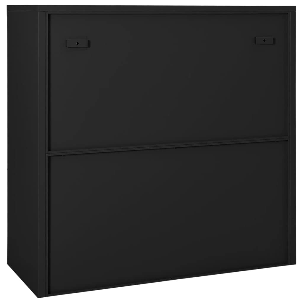 Heavy Duty Metal Garage Storage Cabinet with Sliding Doors - 35.4
